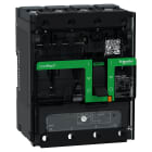 SCHNEIDER ELECTRIC - Interruttore, ComPacT NSXm 160E, 16kA/415VAC, 4 poli 4D (neutro totalmente protetto), Sganciatore TMD 125A, busbar/connettori