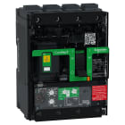 SCHNEIDER ELECTRIC - Interruttore, ComPacT NSXm 160N, 50kA/415VAC, 4 poli, Sganciatore MicroLogic 4.1 160A, connettori EverLink