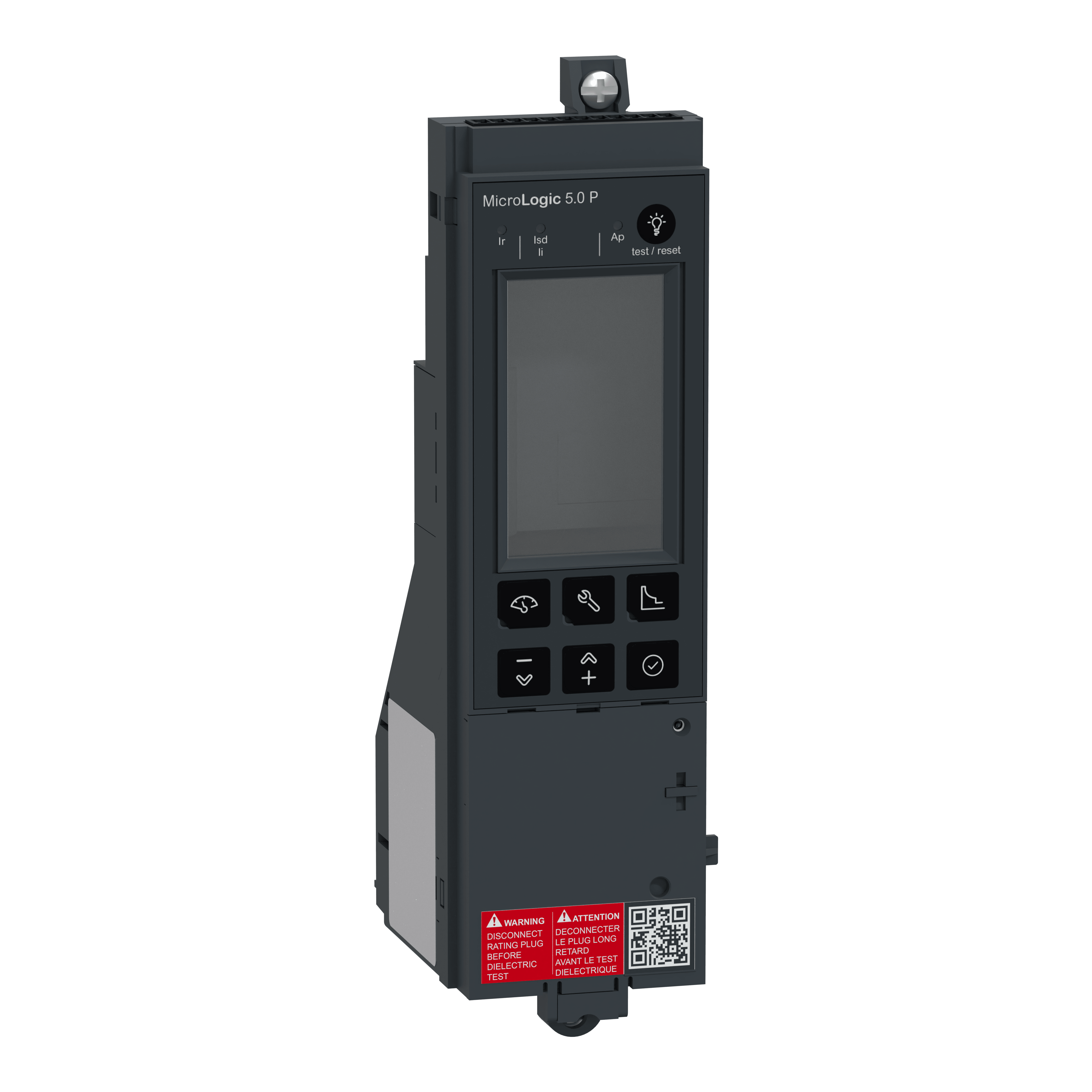 SCHNEIDER ELECTRIC - sganciatore MicroLogic 5.0P, ComPacT da NS630b a NS1600 estraibile e a funzionamento manuale, protezioni selettive