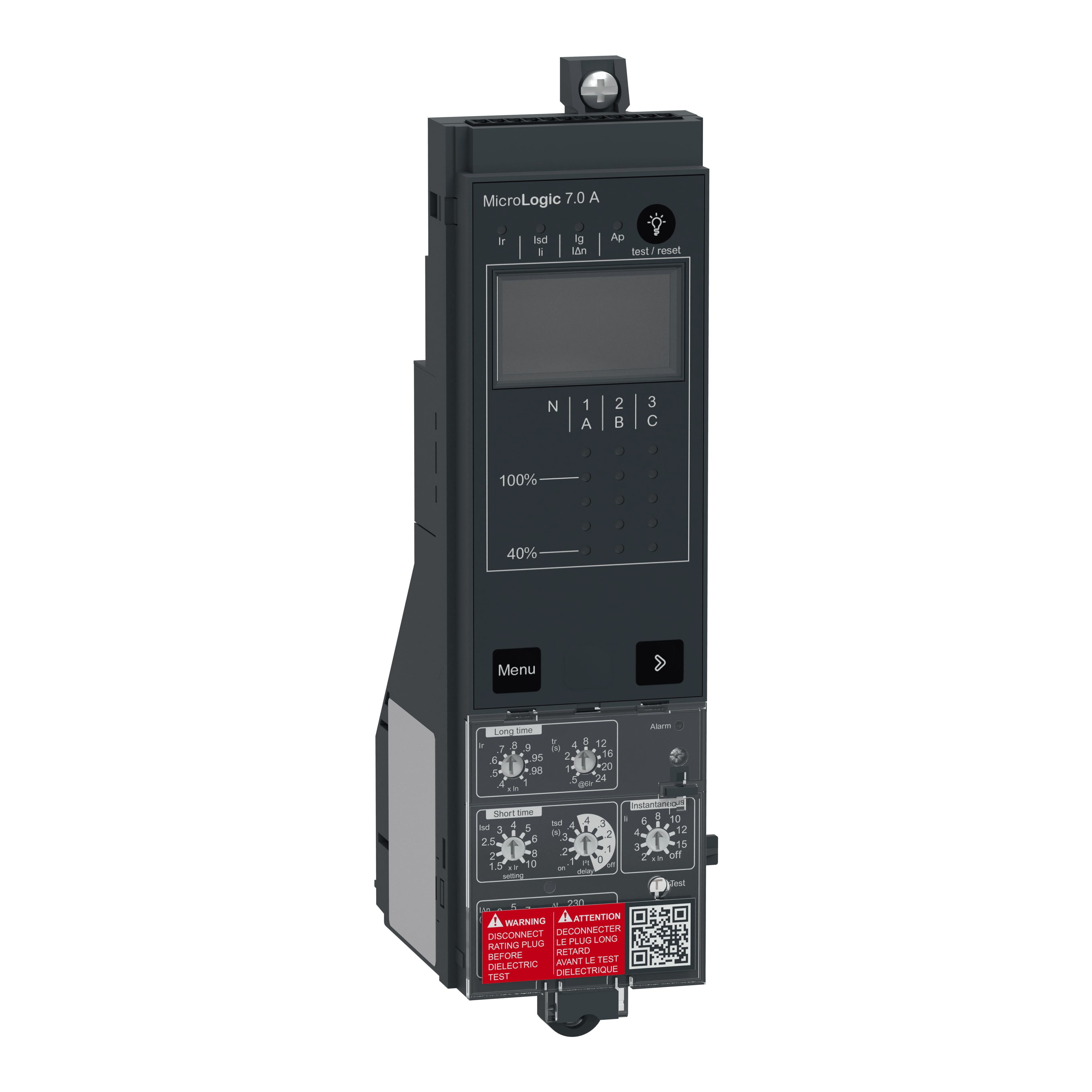 SCHNEIDER ELECTRIC - Sganciatore, ComPacT NS, Sganciatore MicroLogic 7.0A, ComPacT da NS630b a NS3200 fisso funzionamento manuale
