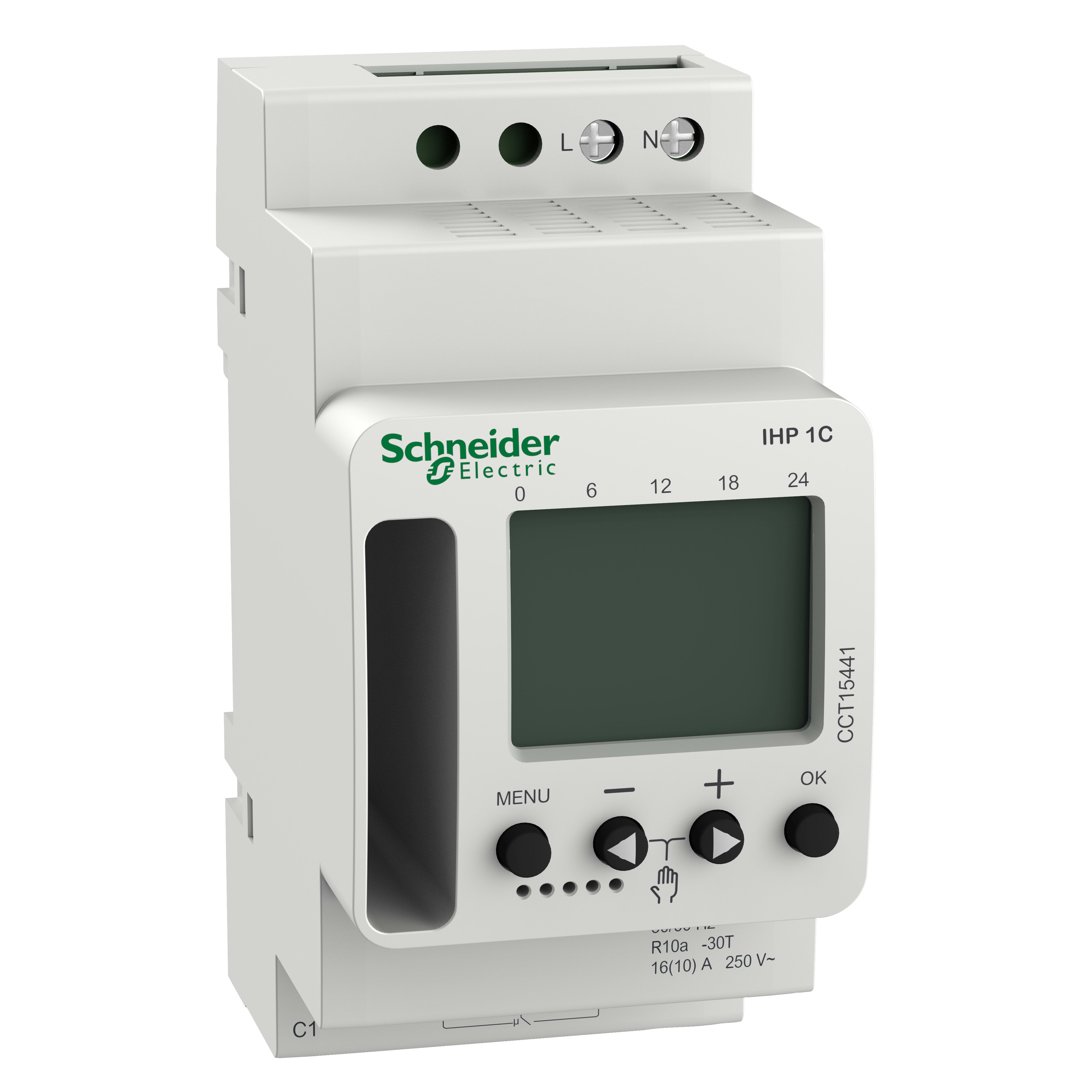 SCHNEIDER ELECTRIC - Acti 9 IHP 1C con interruttore orario programmabile (24h / 7d)