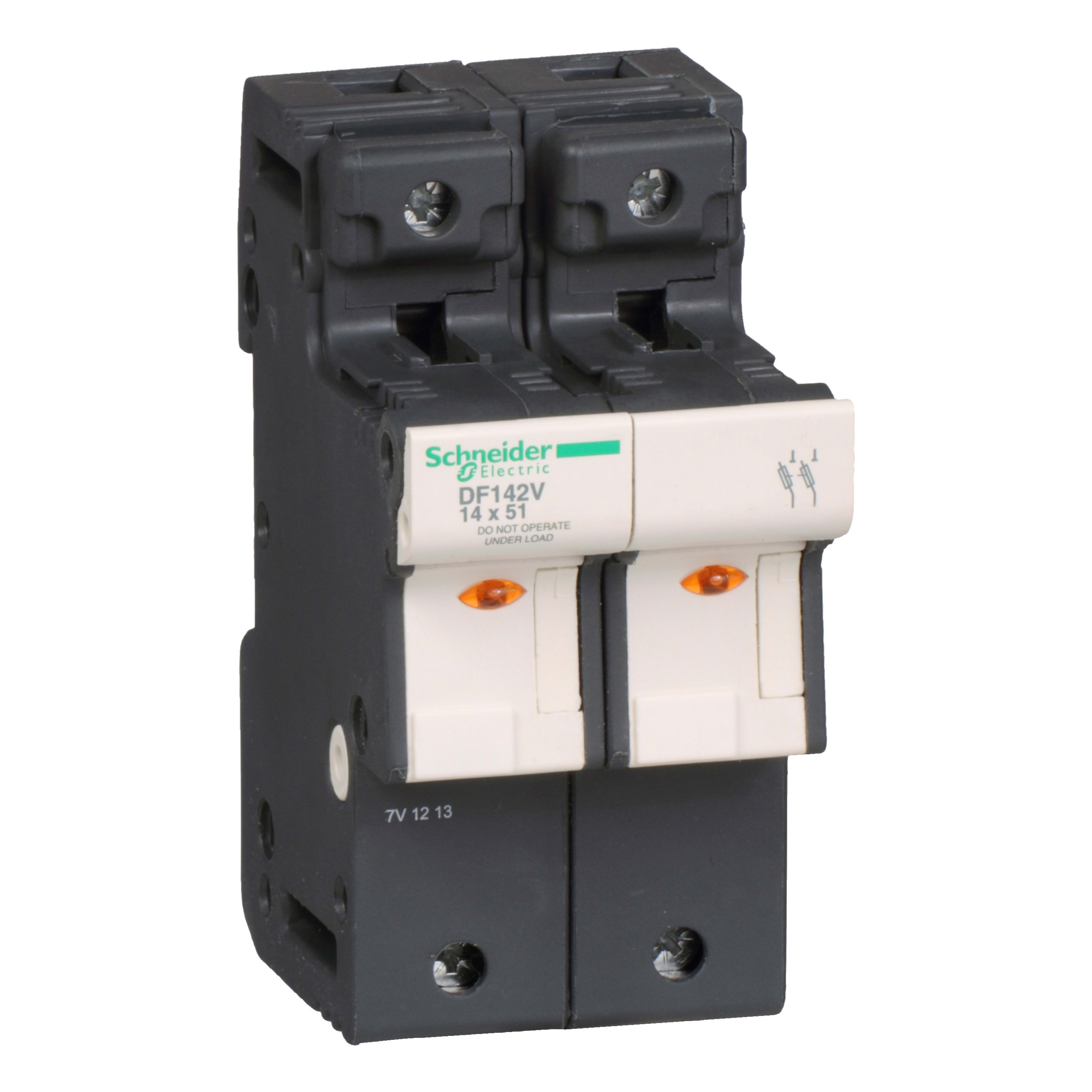 SCHNEIDER ELECTRIC - Portafusibile TeSys DF 50A - fusibile 14x51 2P con LED
