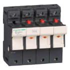 SCHNEIDER ELECTRIC - Portafusibile TeSys DF 50A - fusibile 14x51 3P+N con LED
