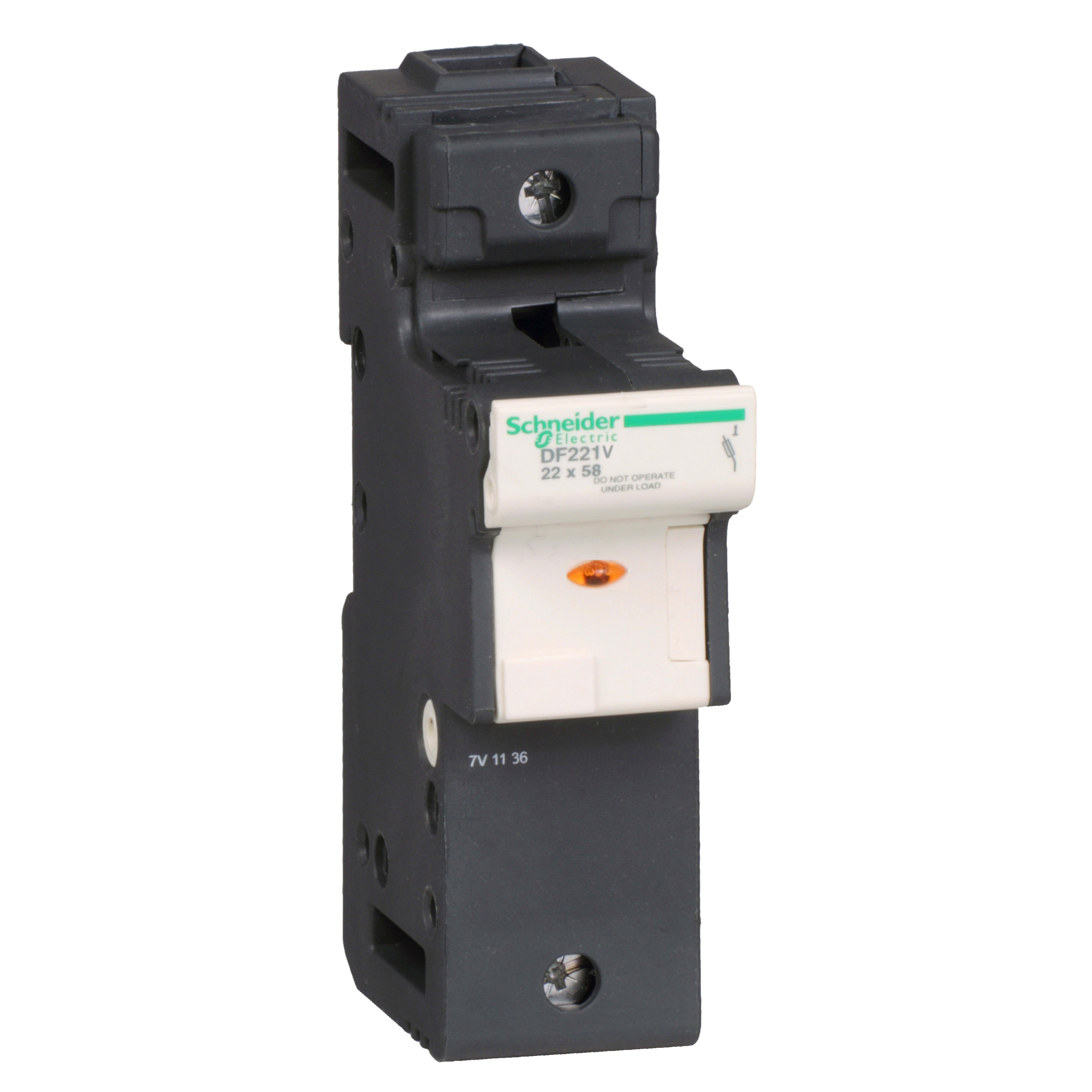 SCHNEIDER ELECTRIC - Portafusibile TeSys DF 125A - fusibile 22x58 1P con LED
