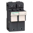 SCHNEIDER ELECTRIC - Portafusibile TeSys DF 125A - fusibile 22x58 2P