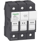 SCHNEIDER ELECTRIC - Portafusibile TeSys DF 25A - fusibile 8,5x31,5 3P