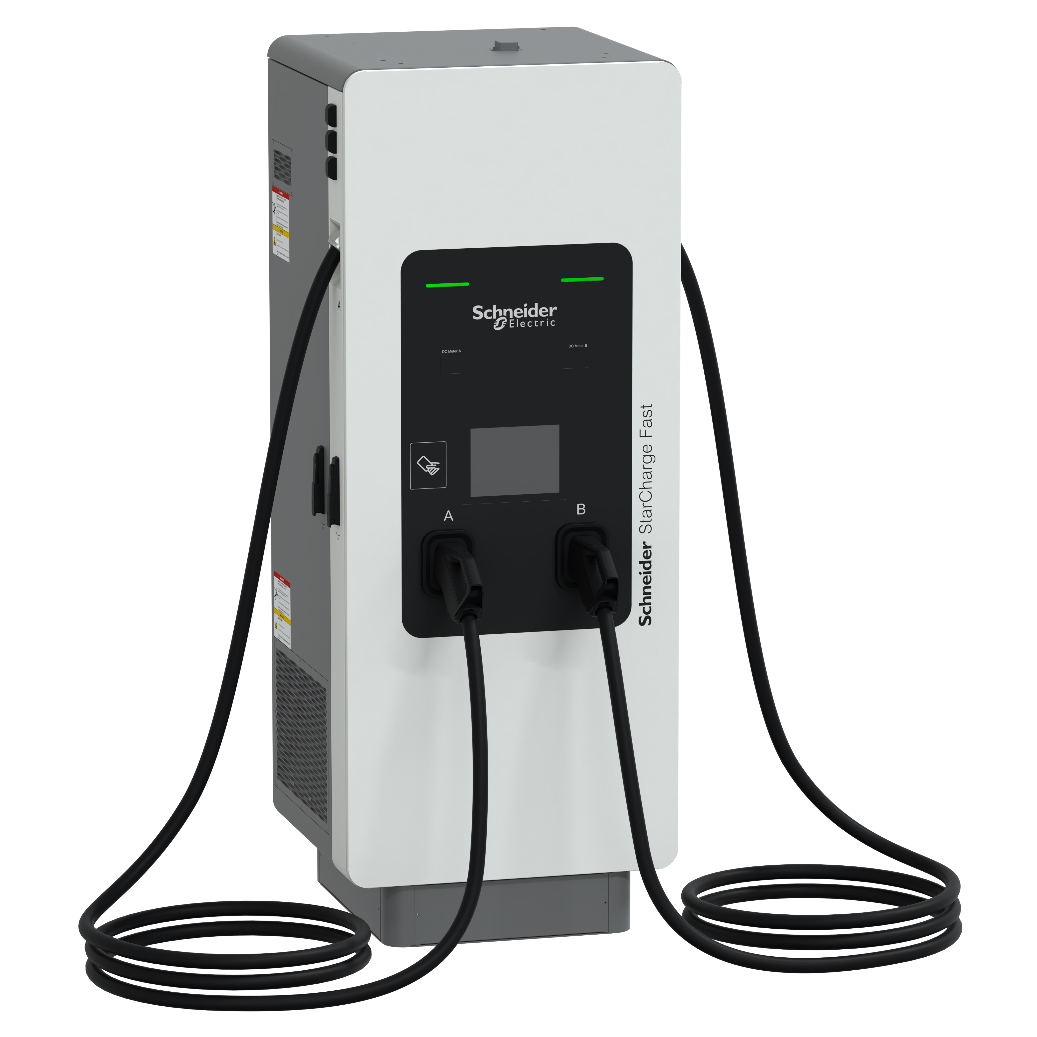 SCHNEIDER ELECTRIC - Stazione di ricarica rapida, Schneider StarCharge Fast 180, 150 kW, 2xCCS2, cavo con lunghezza di 7,5 m