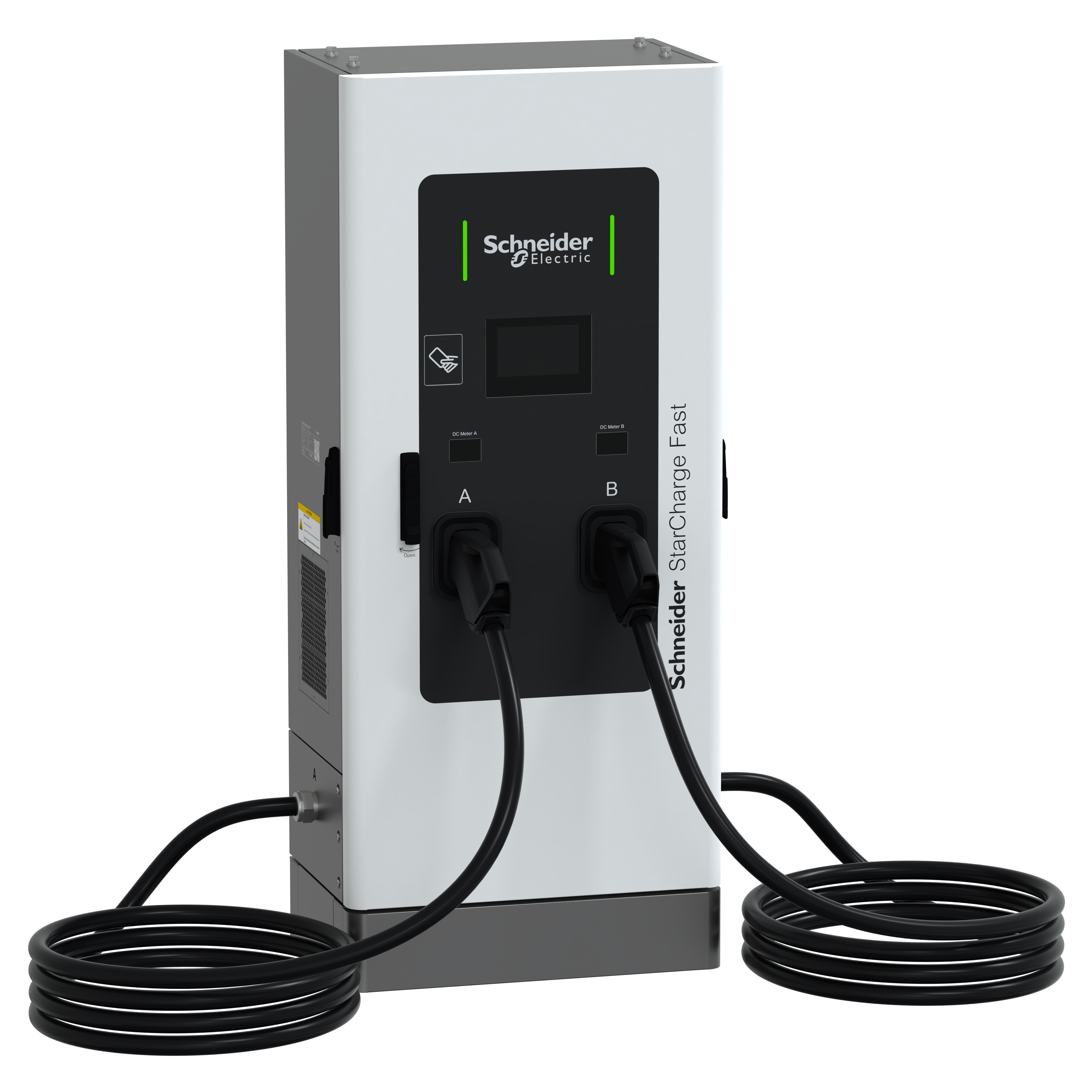 SCHNEIDER ELECTRIC - Stazione di ricarica rapida, Schneider StarCharge Fast 60, 60 kW, 2xCCS2, cavo con lunghezza di 7,5 m