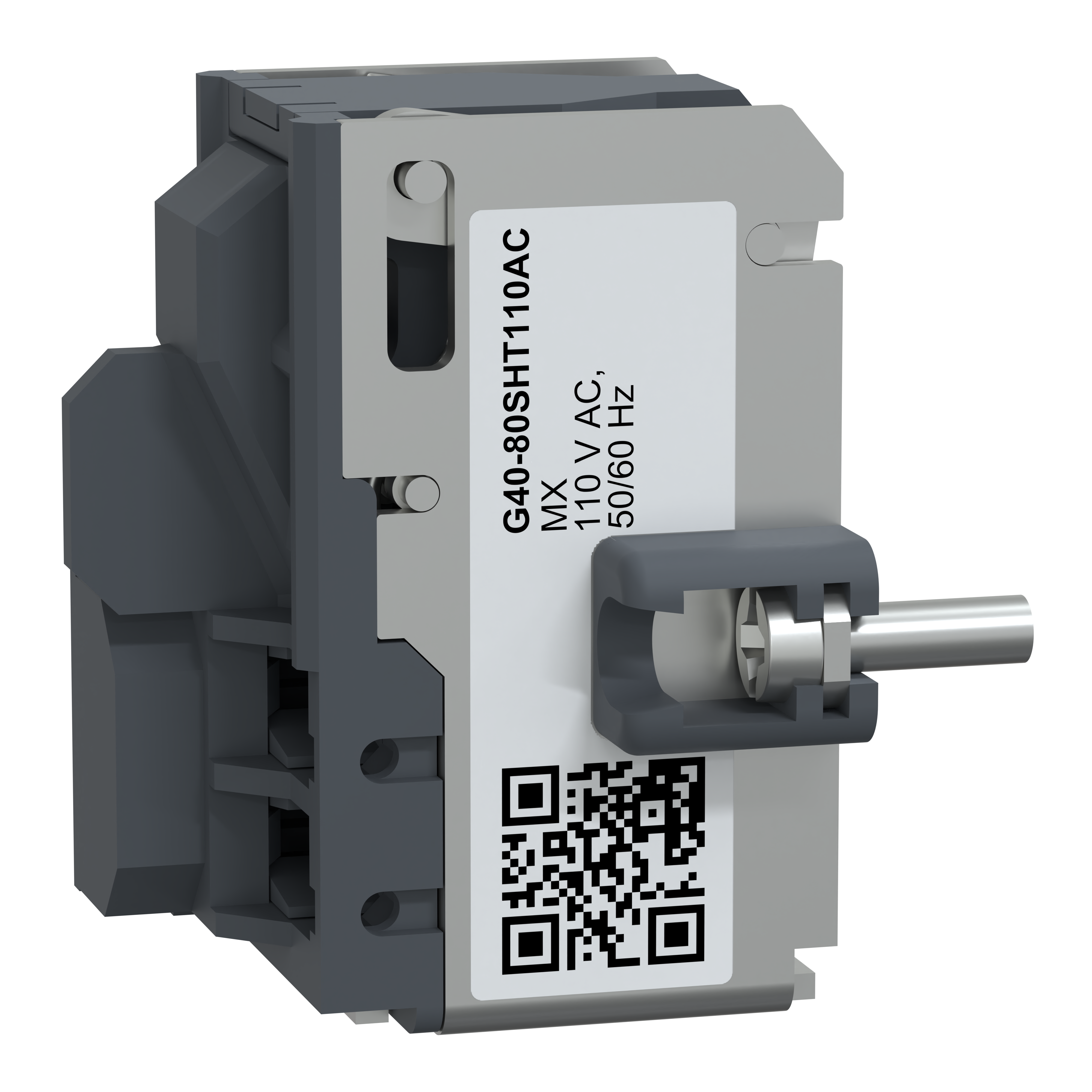 SCHNEIDER ELECTRIC - Intervento in derivazione MX, MCCB EasyPact 400/800, 110VAC 50/60Hz