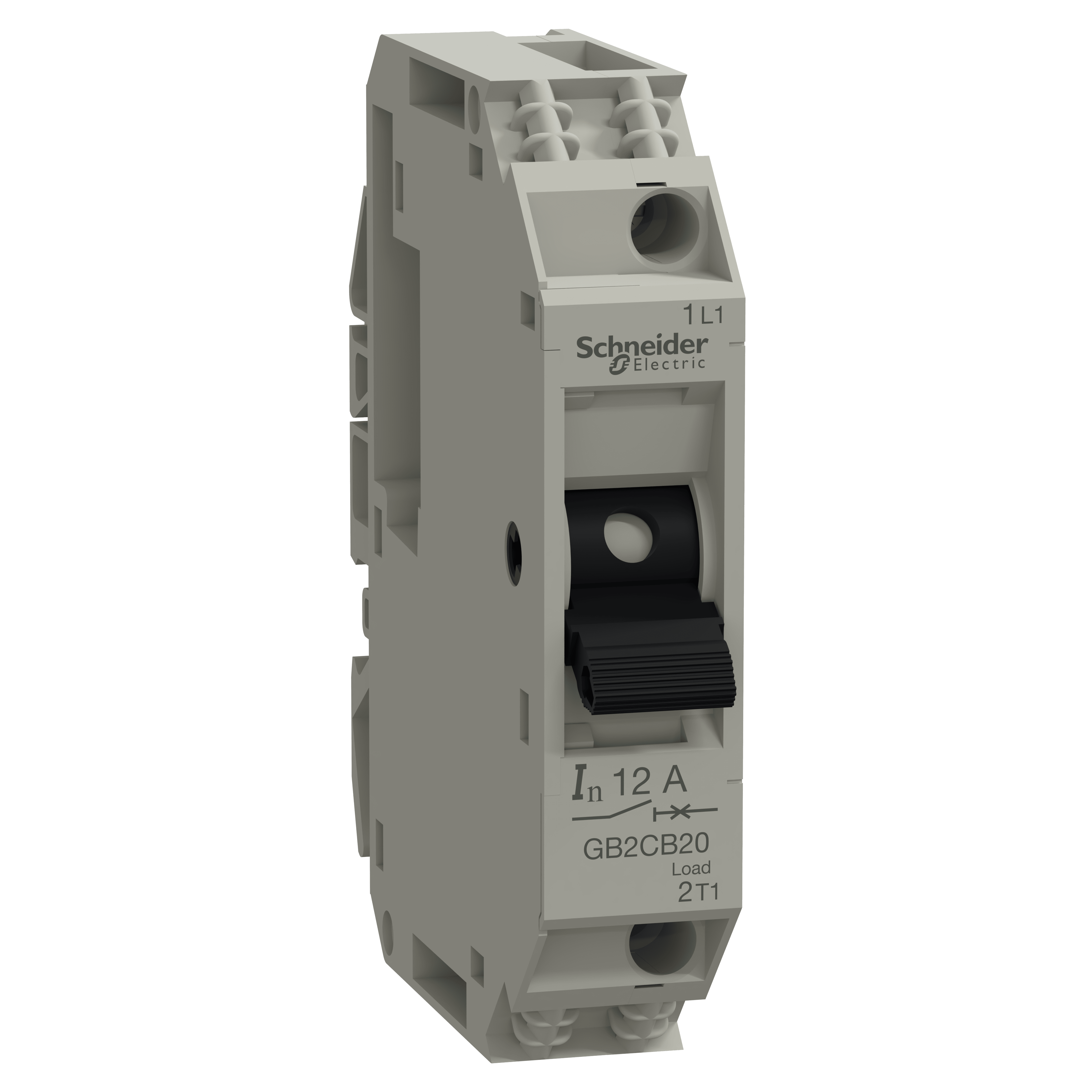 SCHNEIDER ELECTRIC - Interruttore TeSys per circuiti di controllo - GB2CB - 12 A - 1 polo - 1d