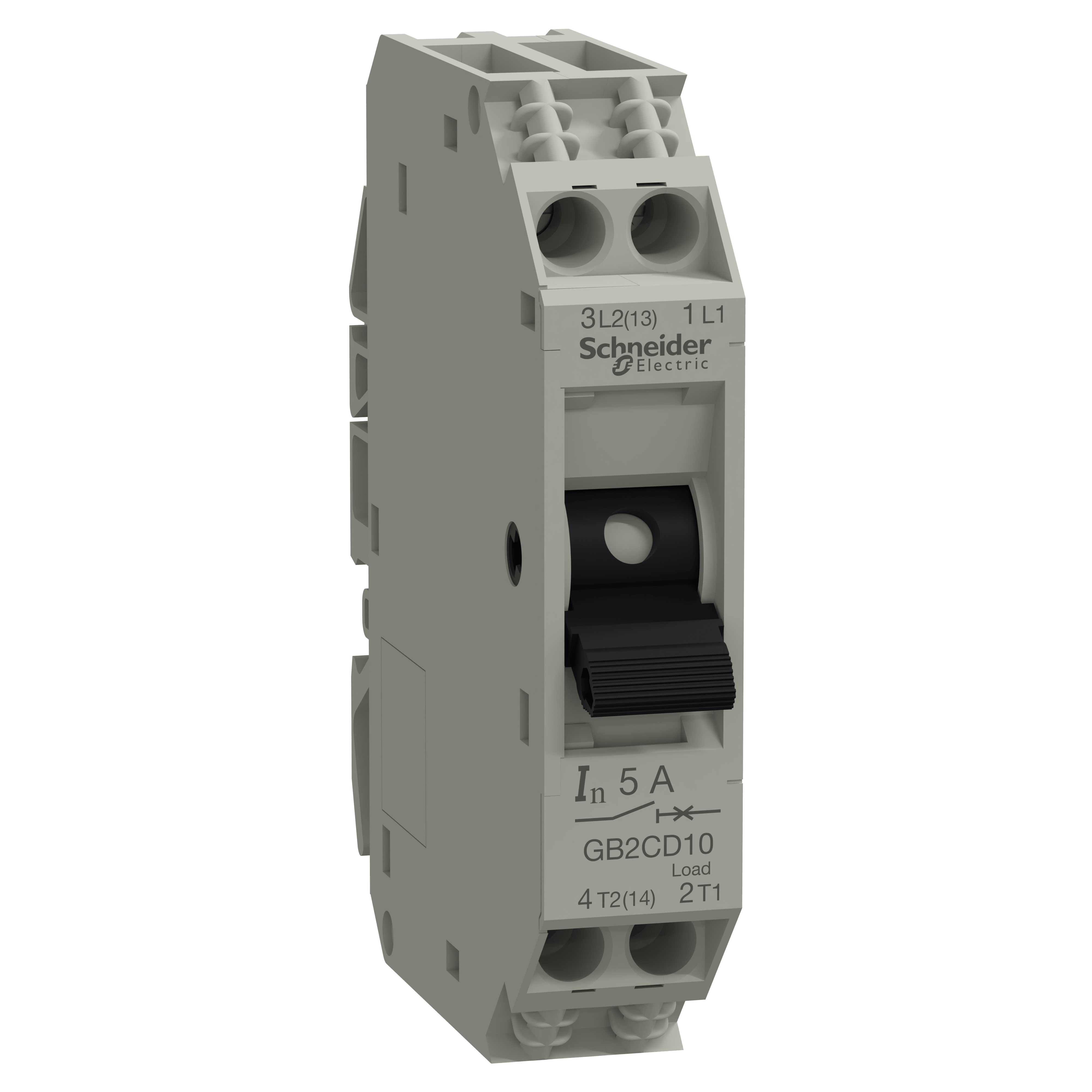 SCHNEIDER ELECTRIC - Interruttore TeSys per circuiti di controllo - GB2CD - 5 A - 1 polo+N - 1d