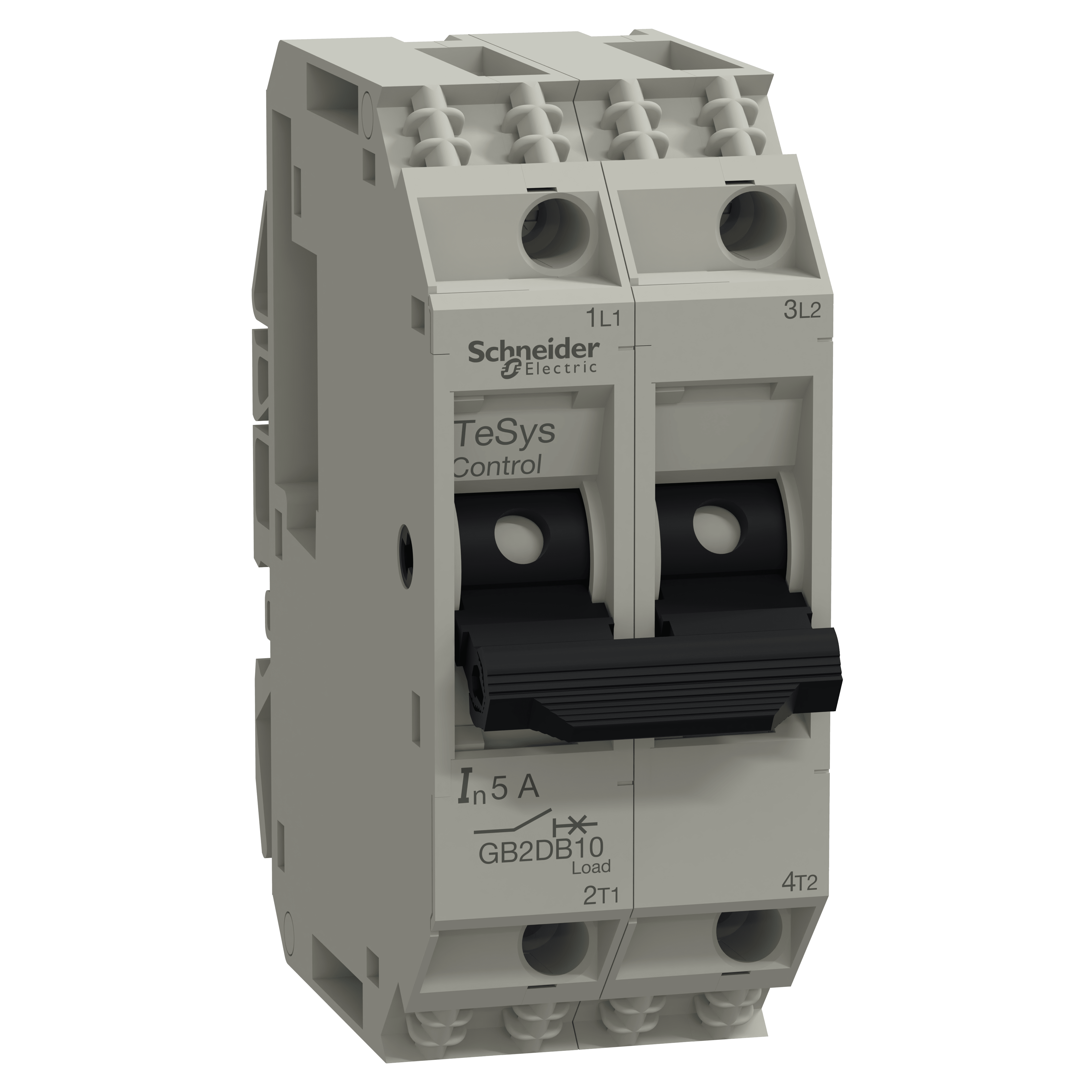 SCHNEIDER ELECTRIC - Interruttore TeSys per circuiti di controllo - GB2DB - 5 A - 2 poli - 2d