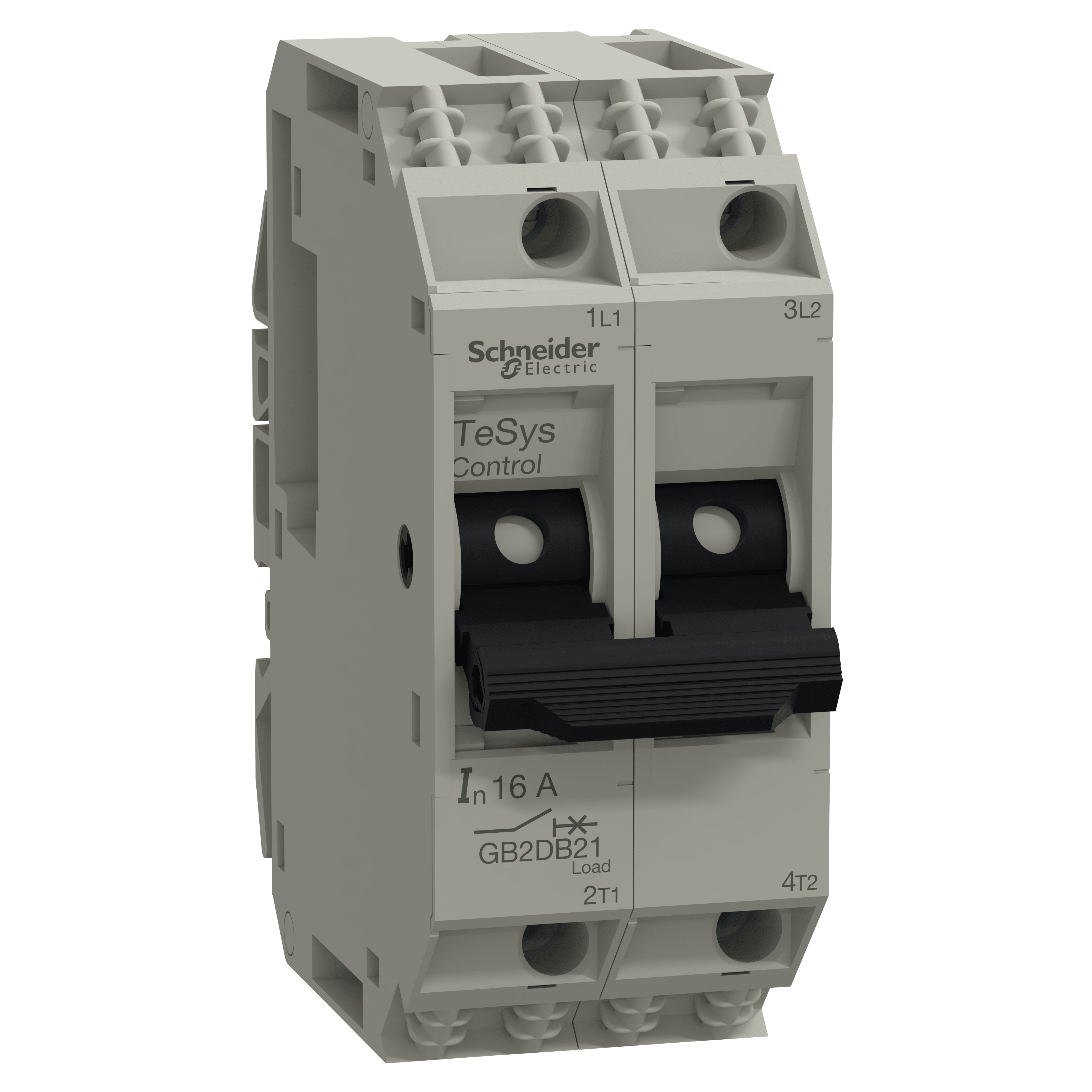 SCHNEIDER ELECTRIC - Interruttore TeSys per circuiti di controllo - GB2DB - 16 A - 2 poli - 2d