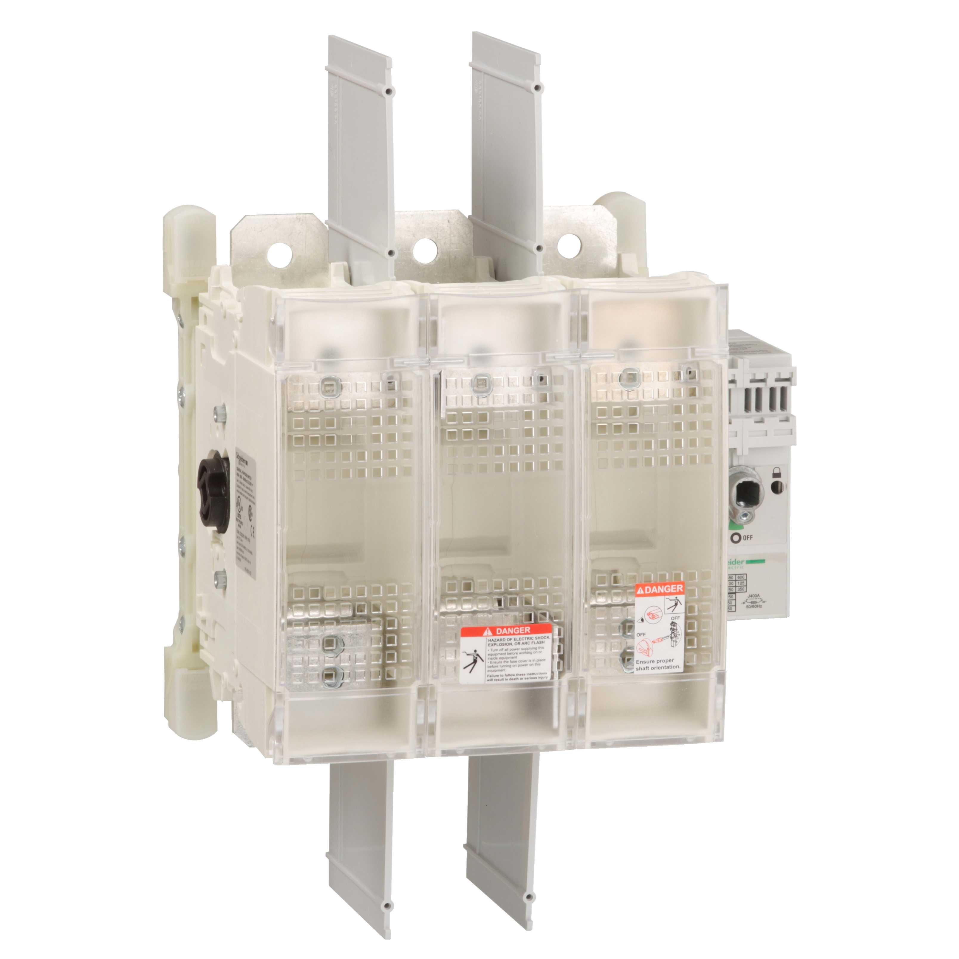 SCHNEIDER ELECTRIC - Interruttore Sezionatore con fusibile, TeSys, GS, 3P - UL 400 A - dim. fusibile J