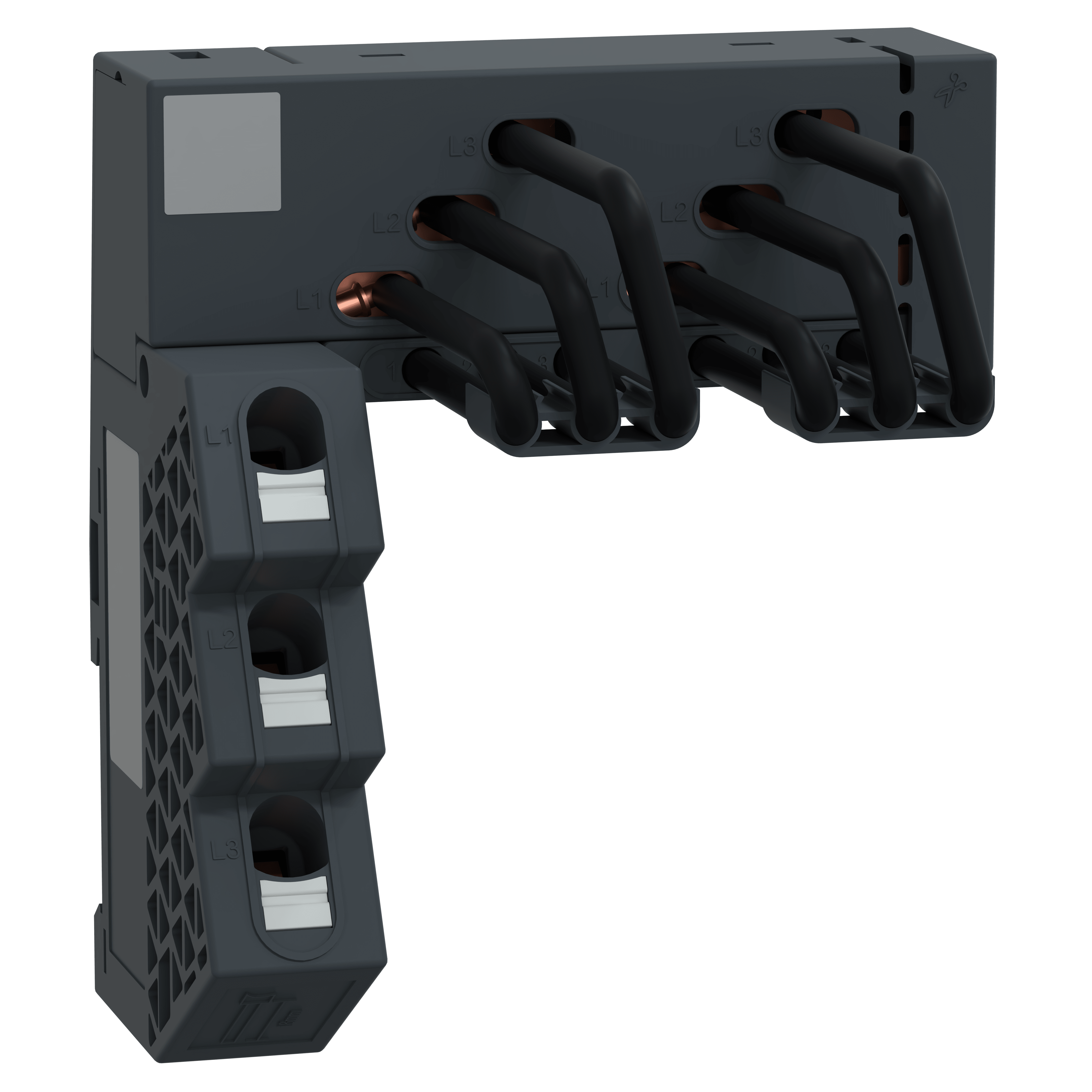 SCHNEIDER ELECTRIC - Linergy FT, barra collettrice a pettine, 63 A, 2 derivazioni, per GV2ME SNAP IN