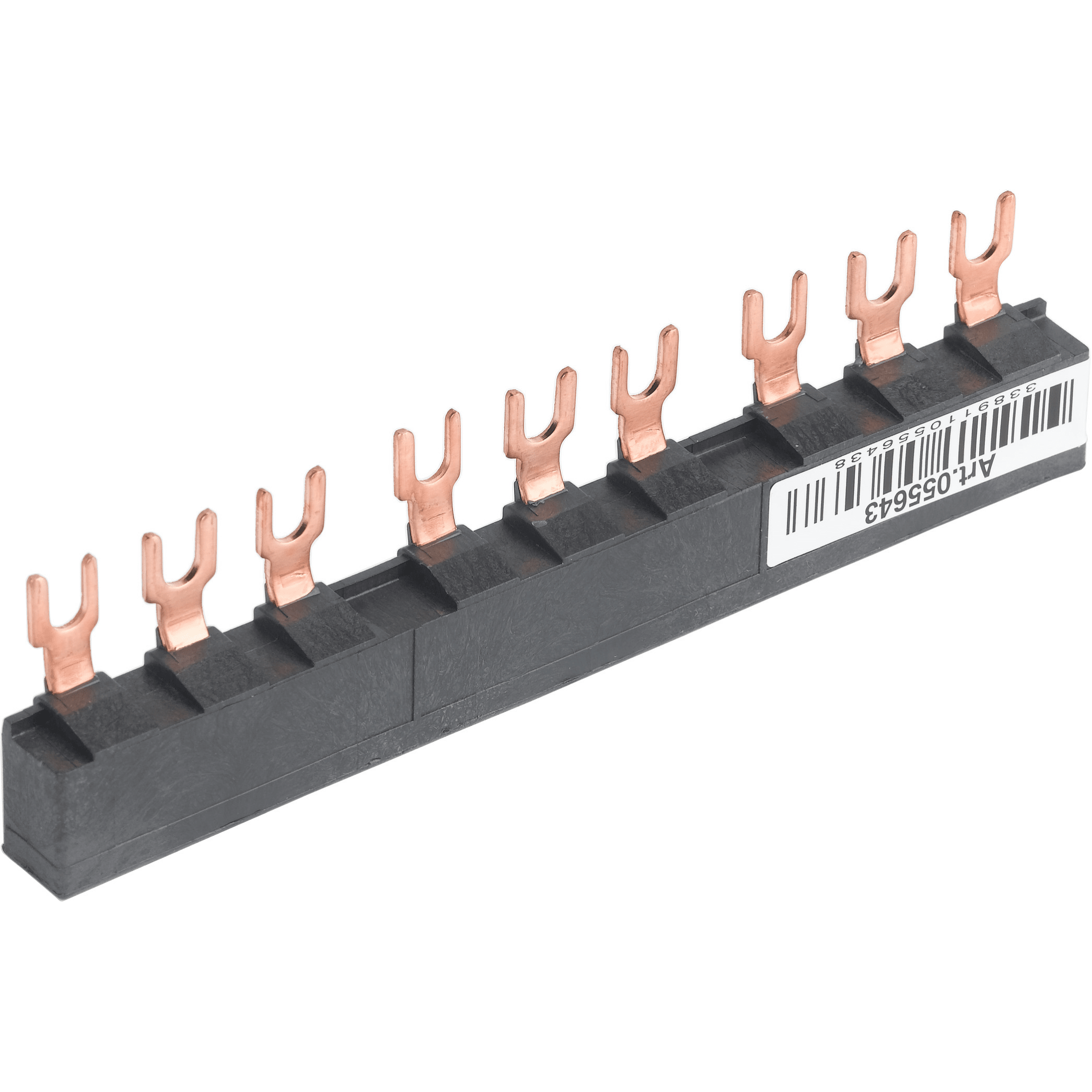 SCHNEIDER ELECTRIC - Sbarra a 3 poli - 63 A - 3 derivazioni - Passo 45 mm