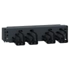 SCHNEIDER ELECTRIC - Linergy FT, barra collettrice di prolunga, 63 A, 4 derivazioni, passo 45 mm, per GV2ME SNAP IN