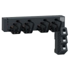 SCHNEIDER ELECTRIC - Linergy FT, barra collettrice a pettine, 63 A, 4 derivazioni, passo 45 mm, per GV2ME SNAP IN