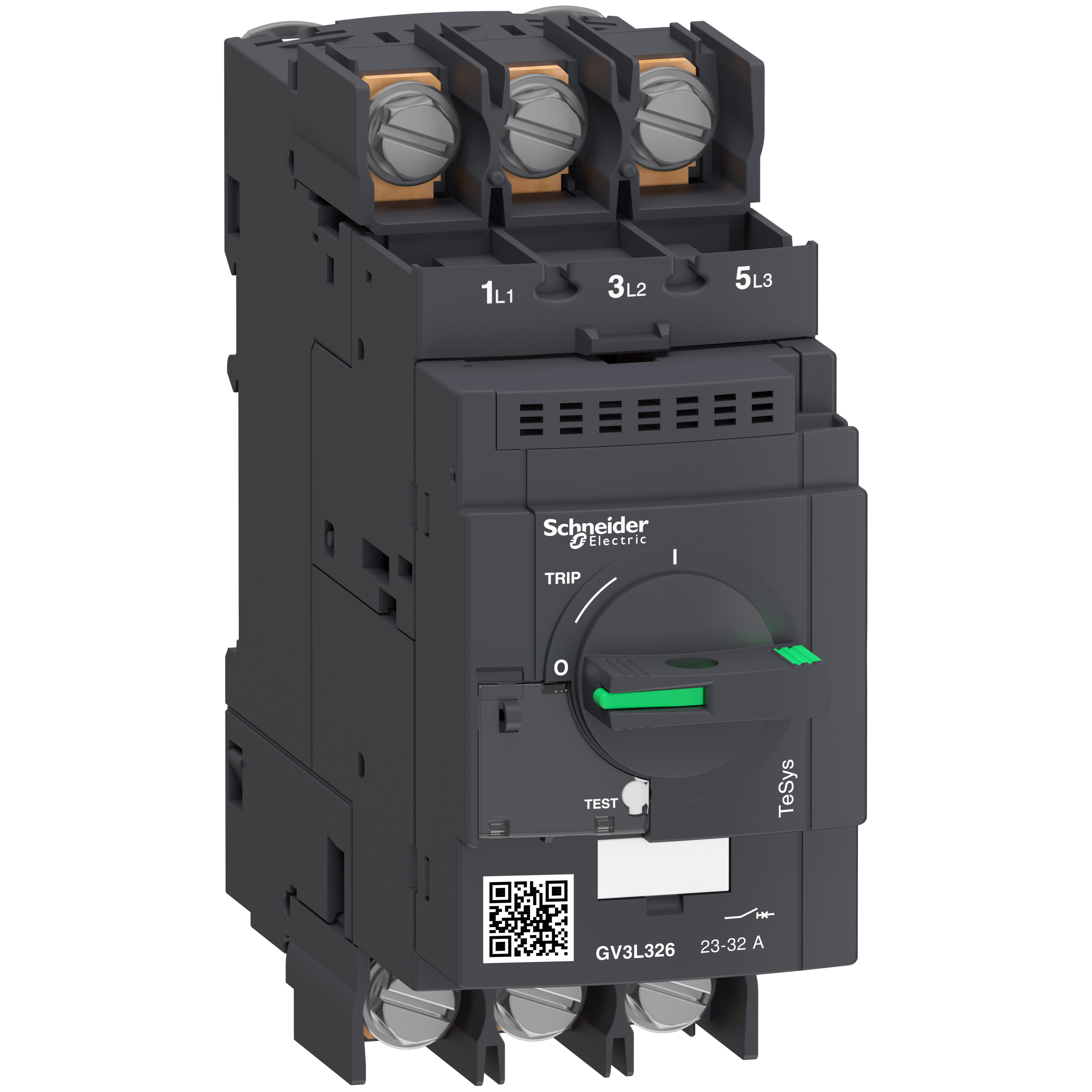 SCHNEIDER ELECTRIC - Interruttore automatico magnetico GV3L - 32 A - contatti a molla