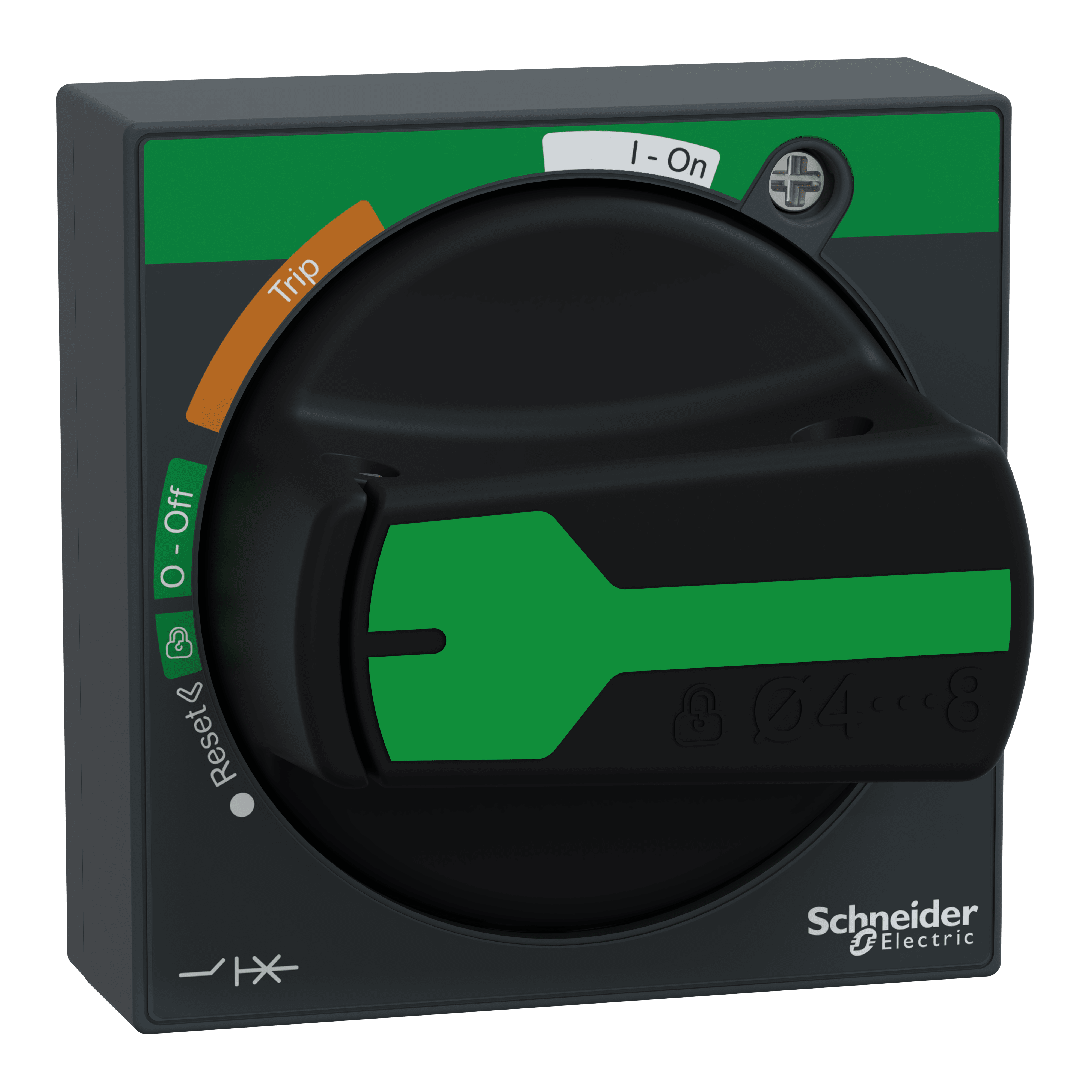 SCHNEIDER ELECTRIC - Manovra rotativa TeSys GV2, TeSys GV3 e TeSys U - IP54 - nero