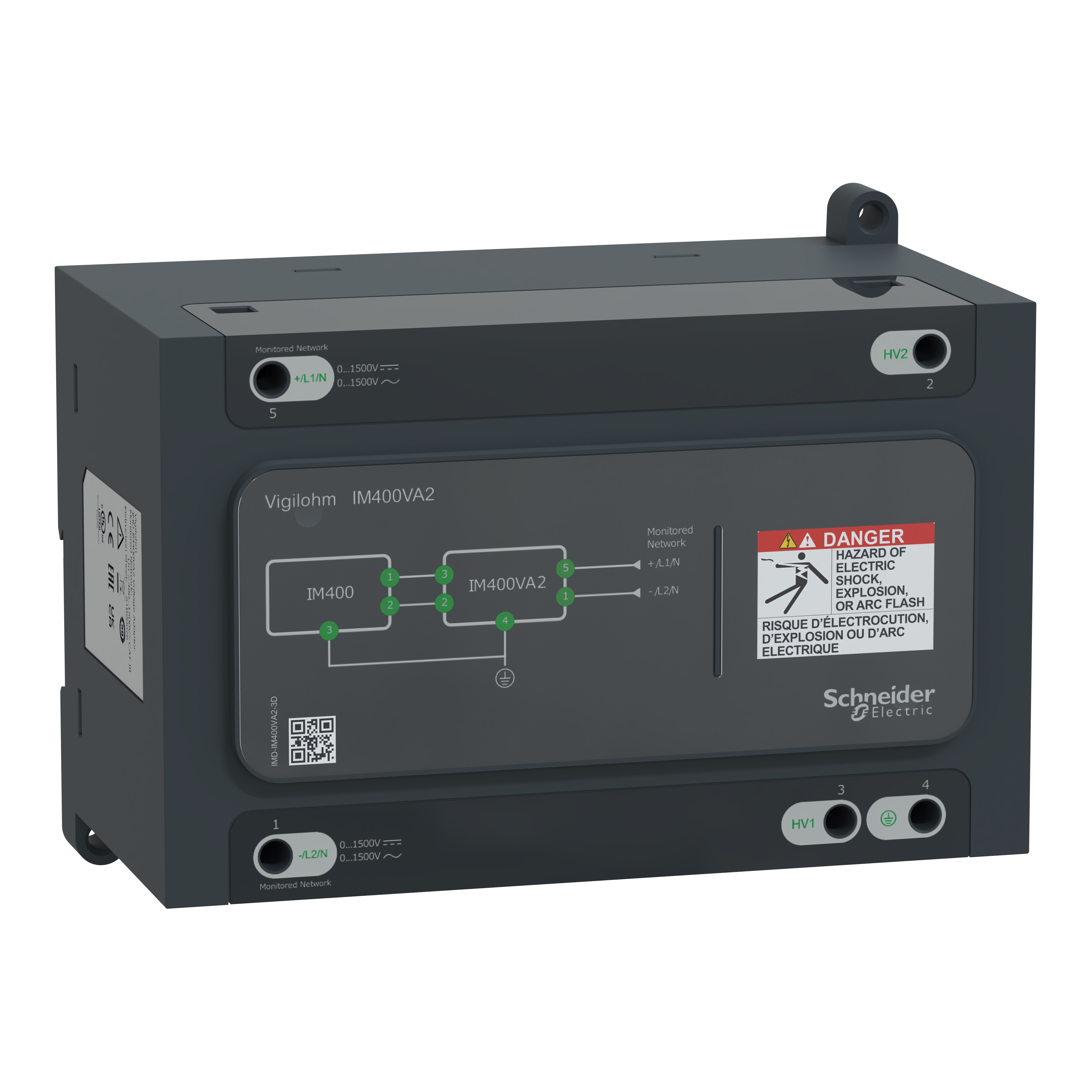 SCHNEIDER ELECTRIC - Adattatore di tensione, Vigilohm, Adattatore di tensione IM400, 1500 / 2600 V a 480 V