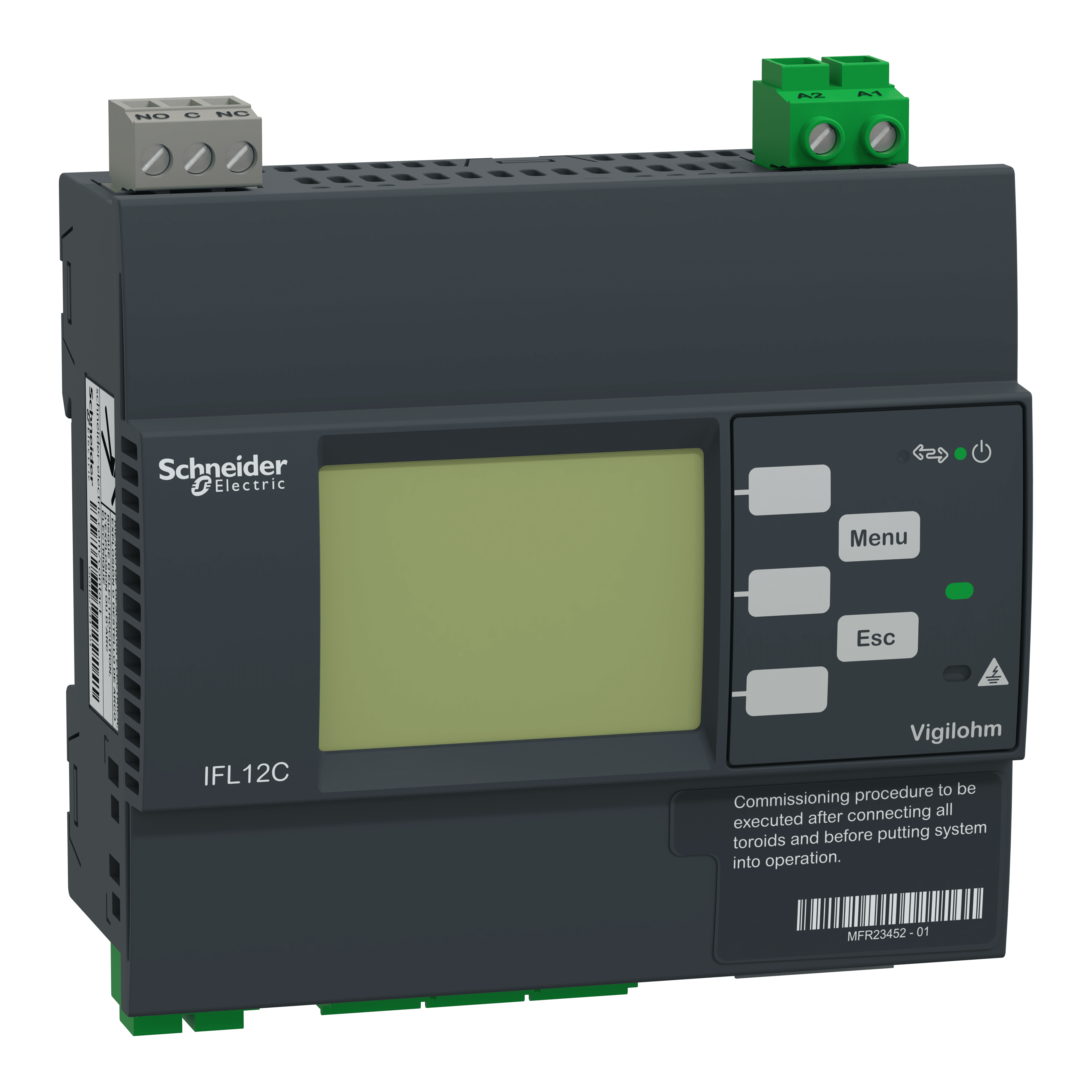 SCHNEIDER ELECTRIC - Localizzatore automatico guasti 12 canali, Modbus, 110/440 Vca/cc