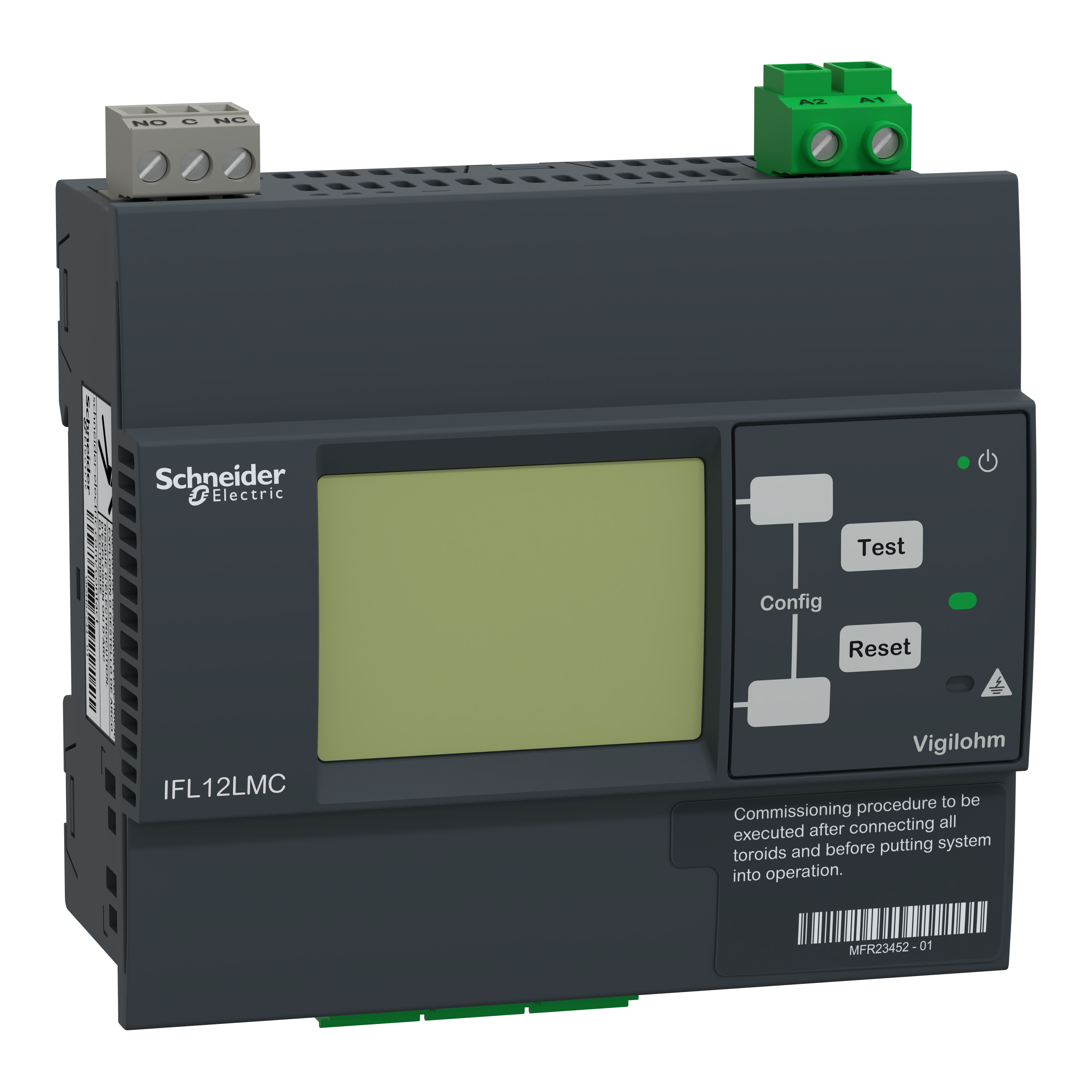 SCHNEIDER ELECTRIC - LOCALIZZATORE GUASTI VIGILOHM AVANZATO 12 CANALI CON MODBUS - 24-48 VCC