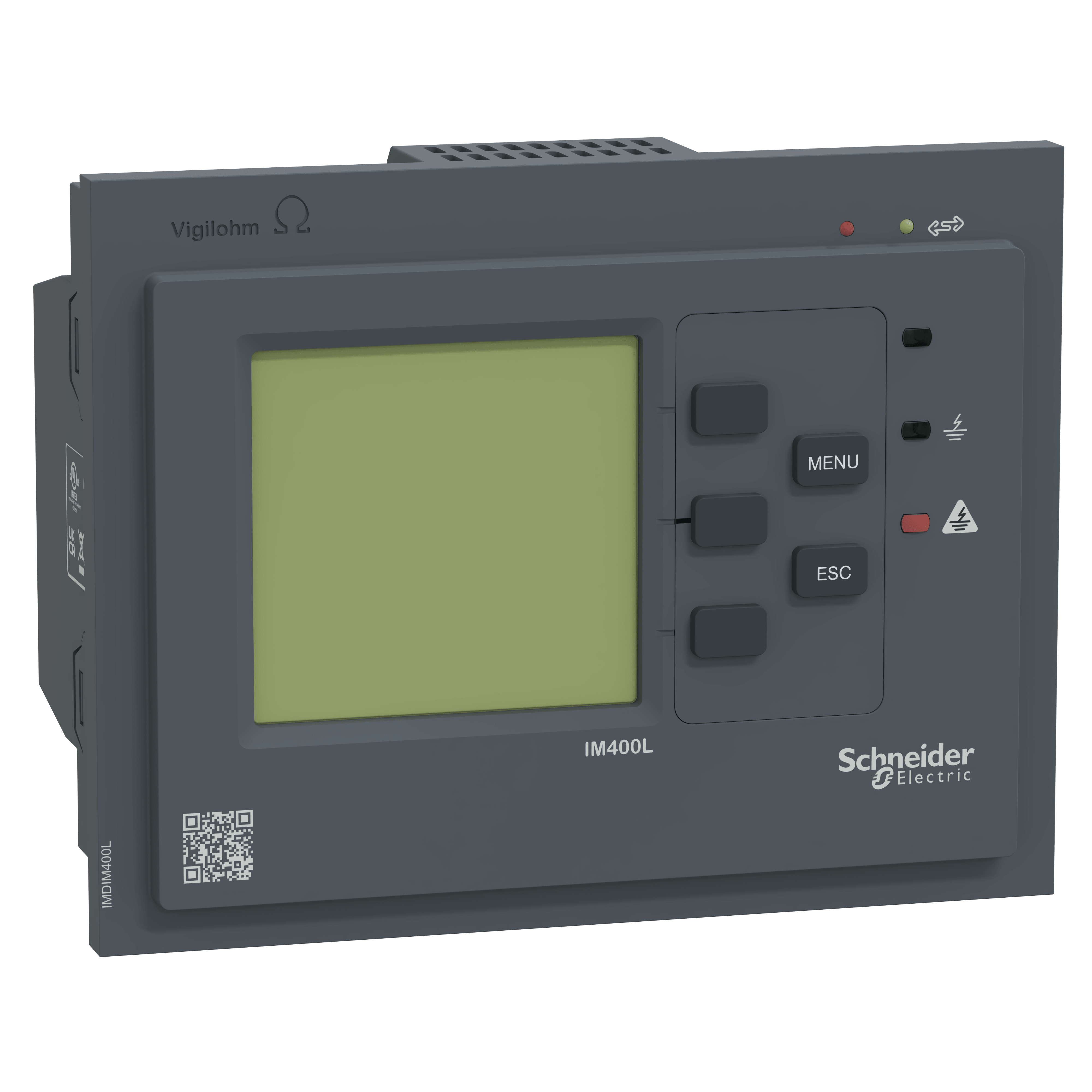 SCHNEIDER ELECTRIC - Controllore di isolamento, Vigilohm, IM400L, controllore di isolamento, 24-48 VDC