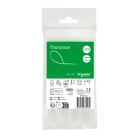 SCHNEIDER ELECTRIC - Accessori, Mureva Tube & Fix, Fascette di Cablaggio, 120x2.5mm, trasparente, incolore - [prezzo per 100 pz]