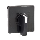 SCHNEIDER ELECTRIC - Testa commutatore 60 x 60mm - nera - leva nera - etichetta neutra da incidere
