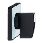 SCHNEIDER ELECTRIC - Testa commutatore 45 x 45mm - Harmony K1, K2, multifissaggio, plastica, leva nera - etichetta neutra metallizzata da incidere