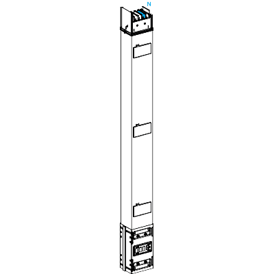 SCHNEIDER ELECTRIC - Elemento colonna montante 800A 4 poli 2m 3 derivazioni