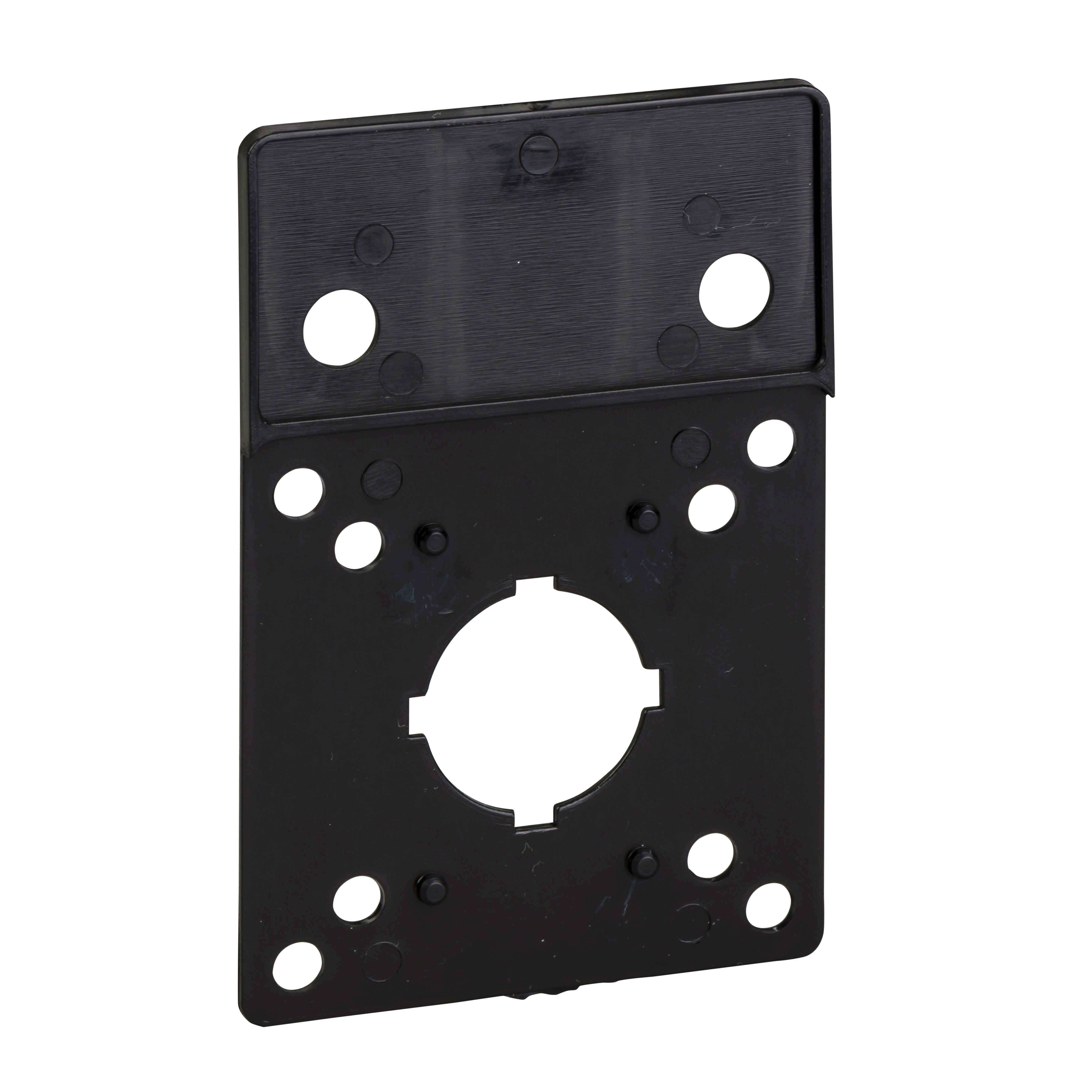 SCHNEIDER ELECTRIC - Supporto legenda senza piastra legenda vuota - Per piastra anteriore 60 x 60 mm