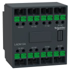 SCHNEIDER ELECTRIC - Blocco contatti ausiliari, TeSys Deca, 1NO+3NC, montaggio frontale, terminali SNAP IN