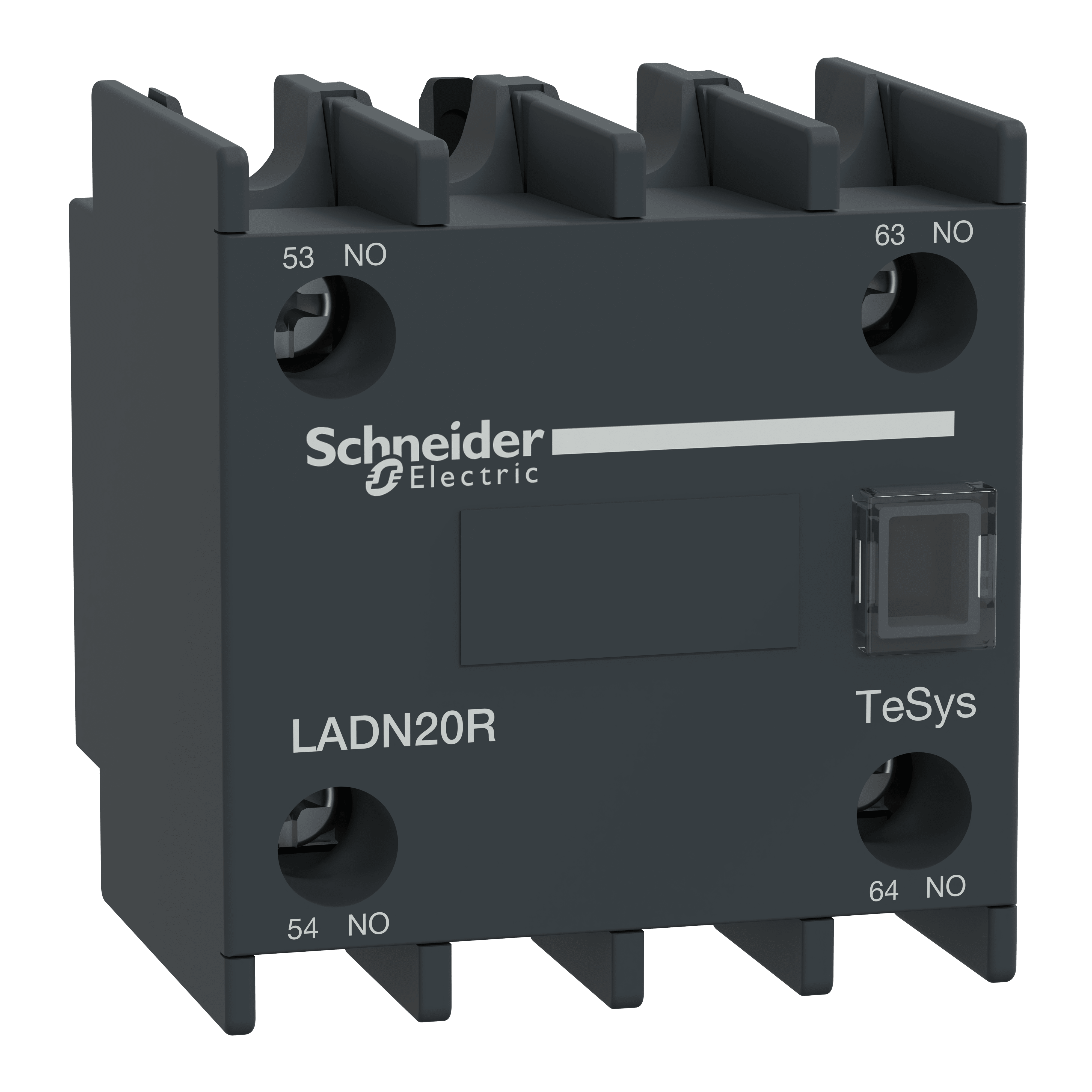 SCHNEIDER ELECTRIC - Blocco contatti ausiliari, TeSys Deca, 2NO, morsetti a vite