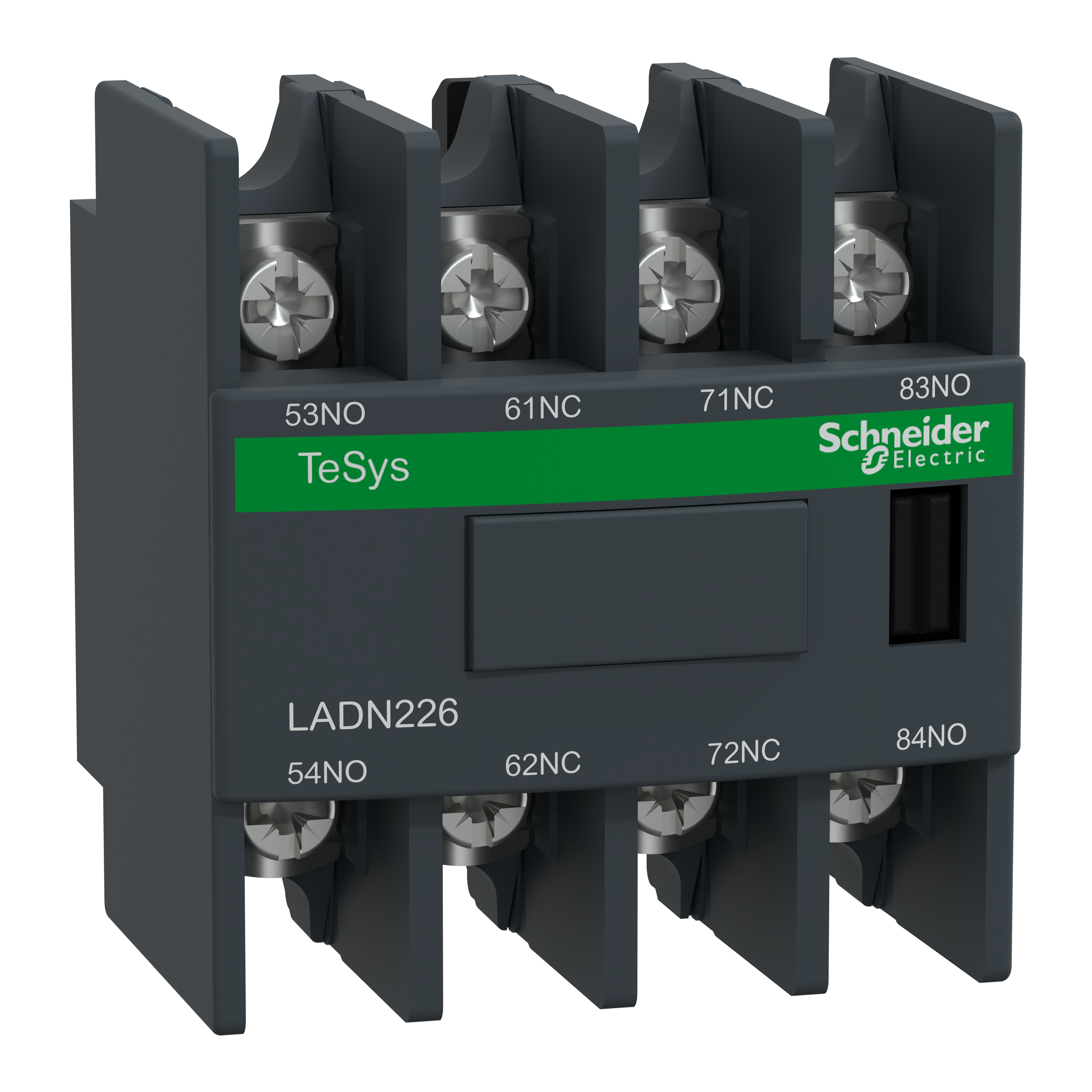 SCHNEIDER ELECTRIC - TeSys D - blocco contatti aux - 2 NO + 2 NC - capicorda chiusi