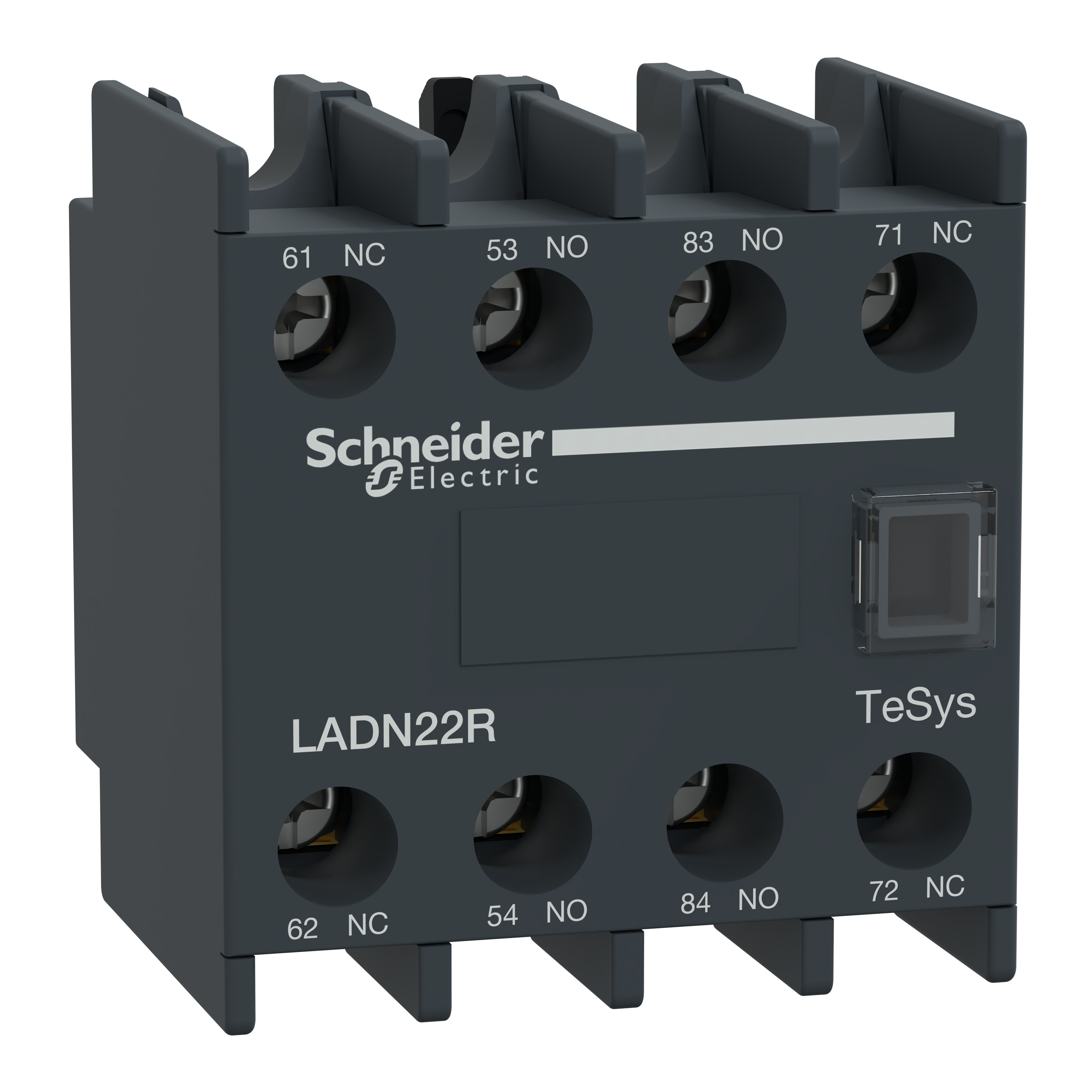 SCHNEIDER ELECTRIC - Blocco contatti ausiliari, TeSys Deca, 2NA+2NC, morsetti a vite