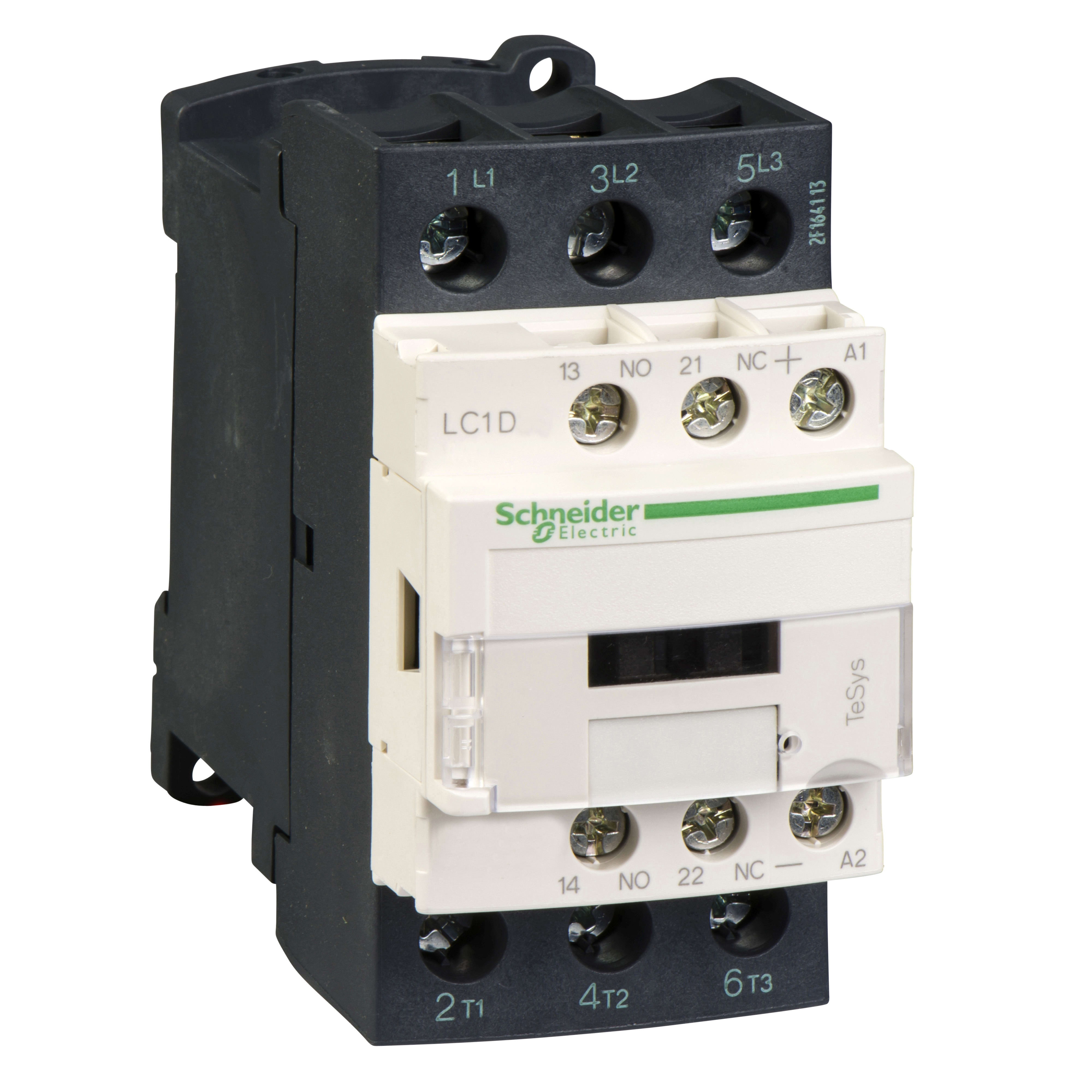 SCHNEIDER ELECTRIC - Contattore TeSys LC1-D - 3 poli - CA-3 440V 25 A - Bobina 72 V CC