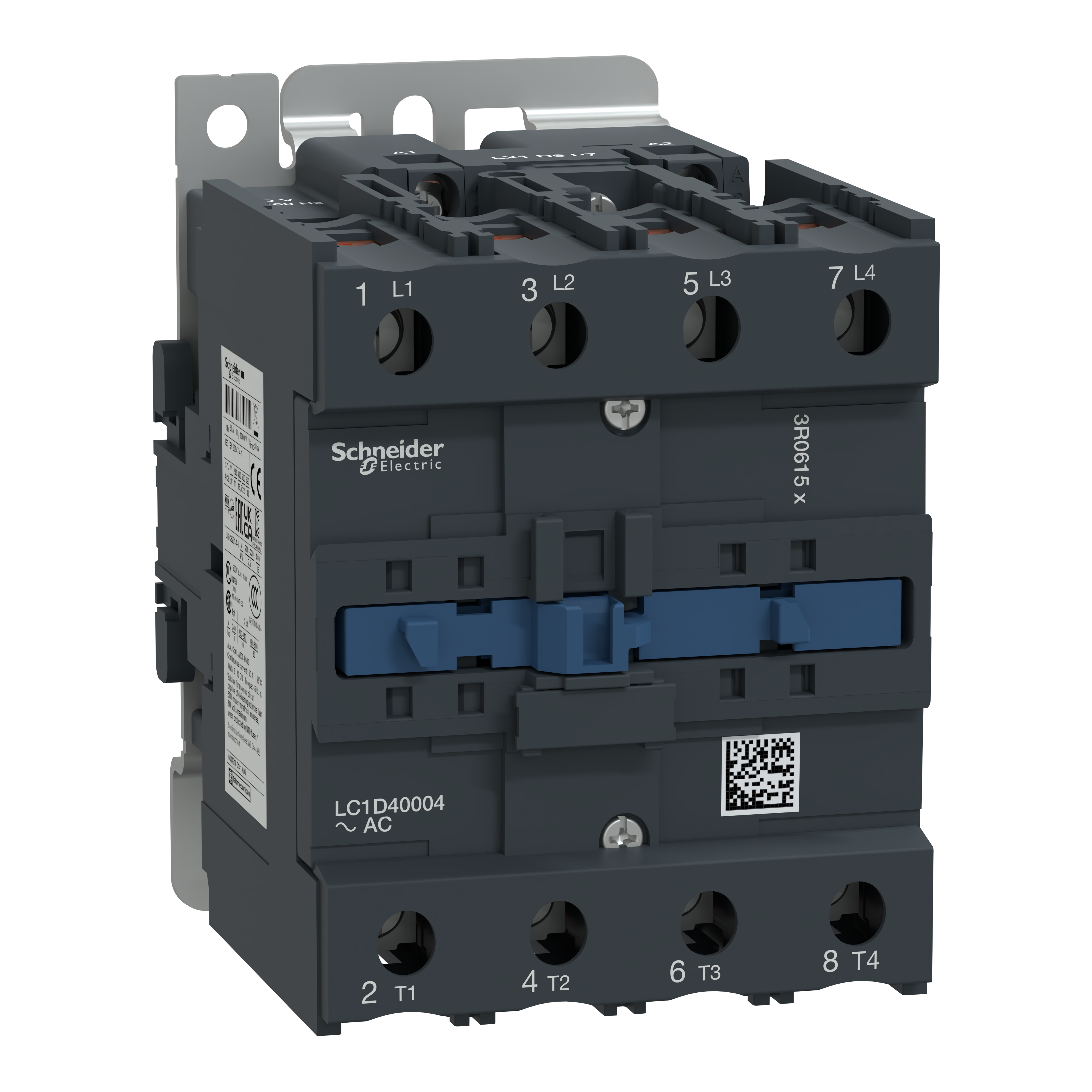 SCHNEIDER ELECTRIC - Contattore - TeSys LC1-D - 4 poli - CA-1 440V 60 A - Bobina 48 V CA