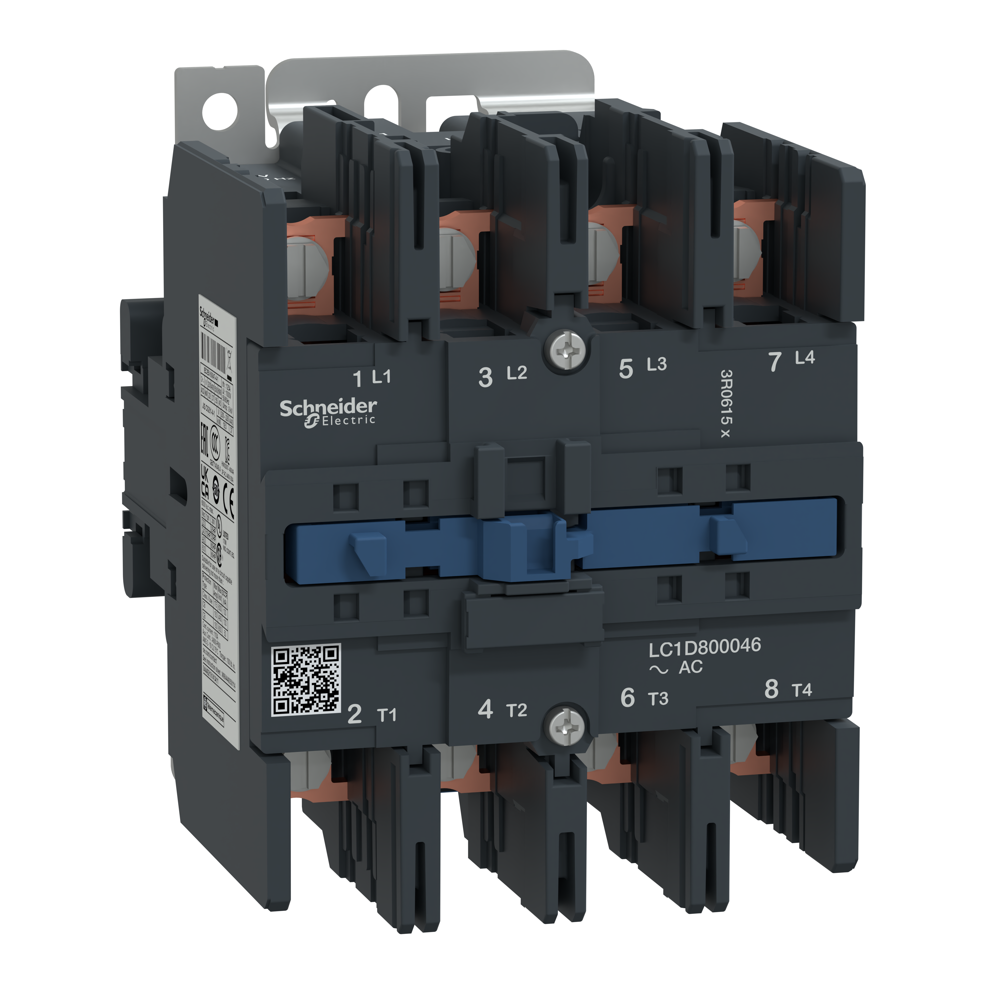 SCHNEIDER ELECTRIC - Contattore TeSys LC1D - 4 poli - AC1 440V 125 A - 230 V AC