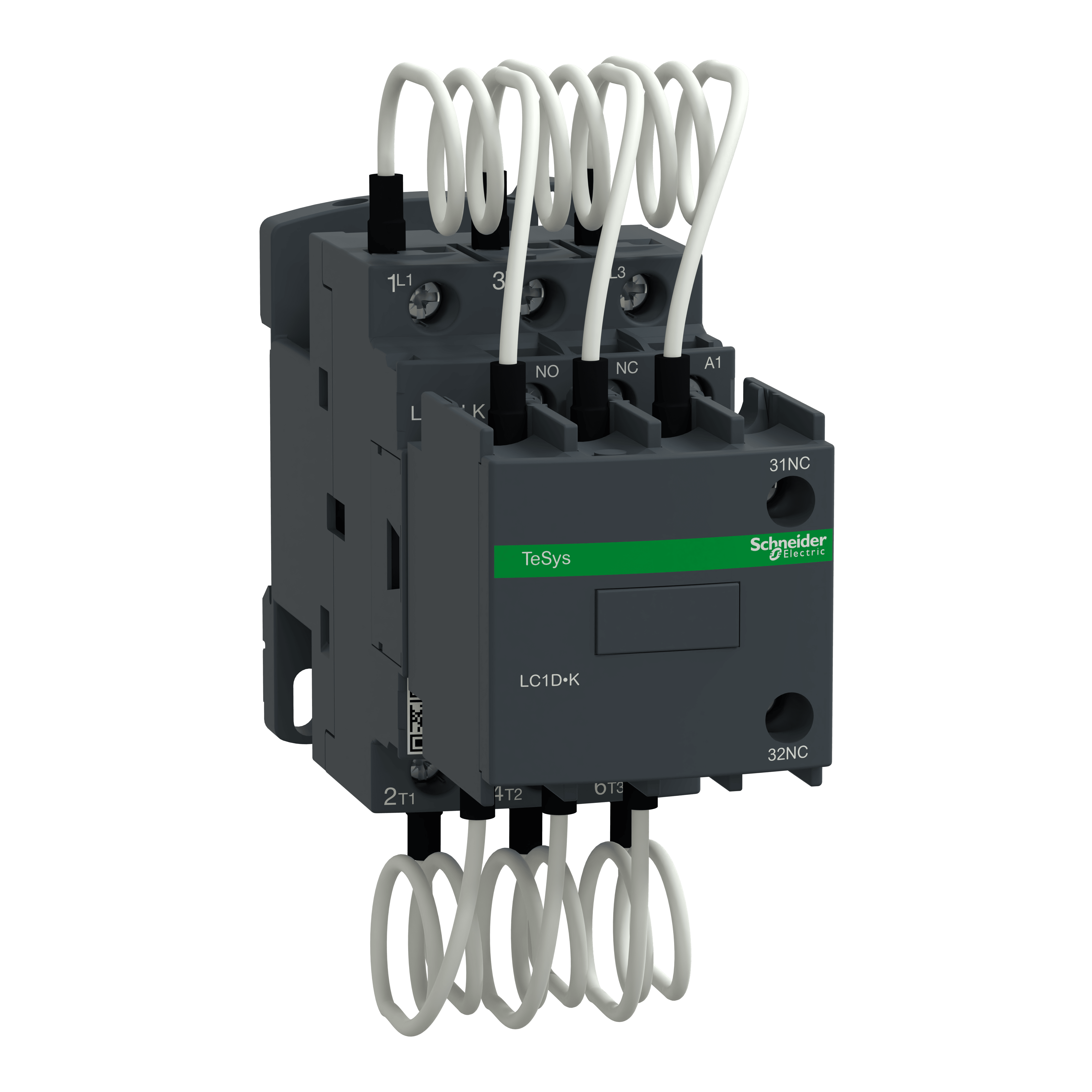 SCHNEIDER ELECTRIC - Contattore per condensatori, TeSys Deca, 20kVAR a 400/415V 50Hz, bobina 220V AC 50/60Hz connessioni a vite