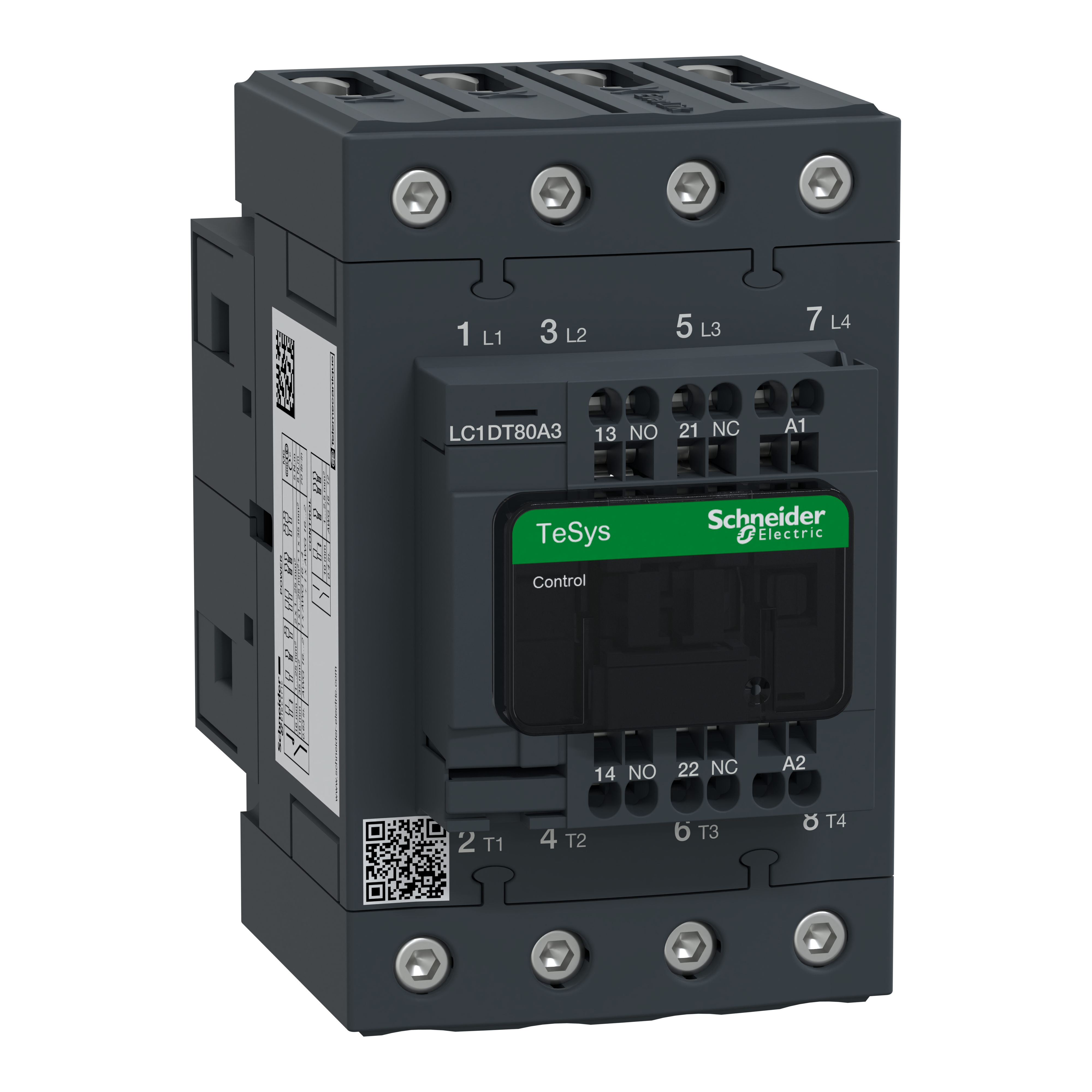 SCHNEIDER ELECTRIC - Contattore TeSys LC1D - 4 poli - AC1- 440V AC - 80A - 230V AC