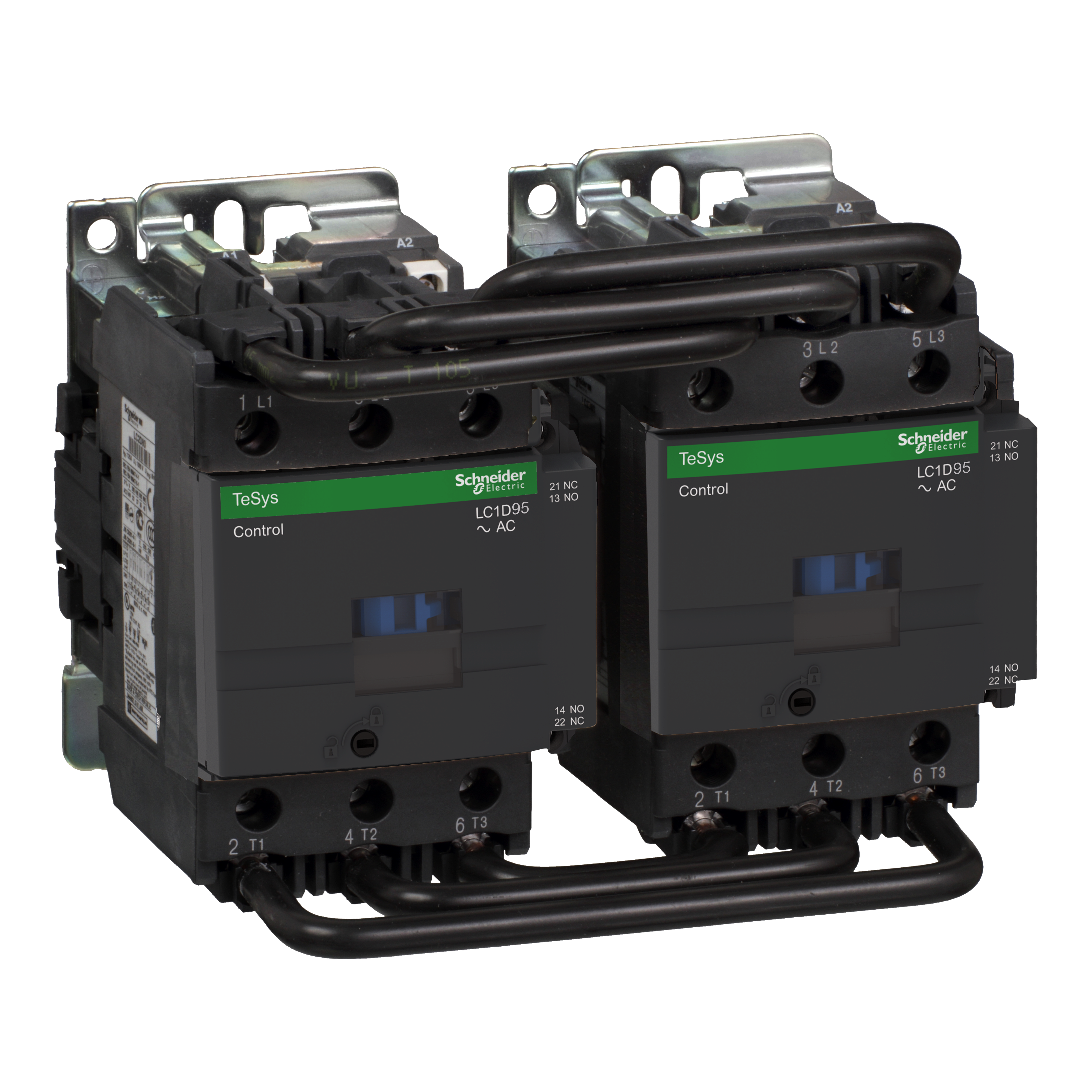 SCHNEIDER ELECTRIC - Teleinvertitore TeSys LC2D - 3 poli - AC3 440 V 95 A - 230 V CA