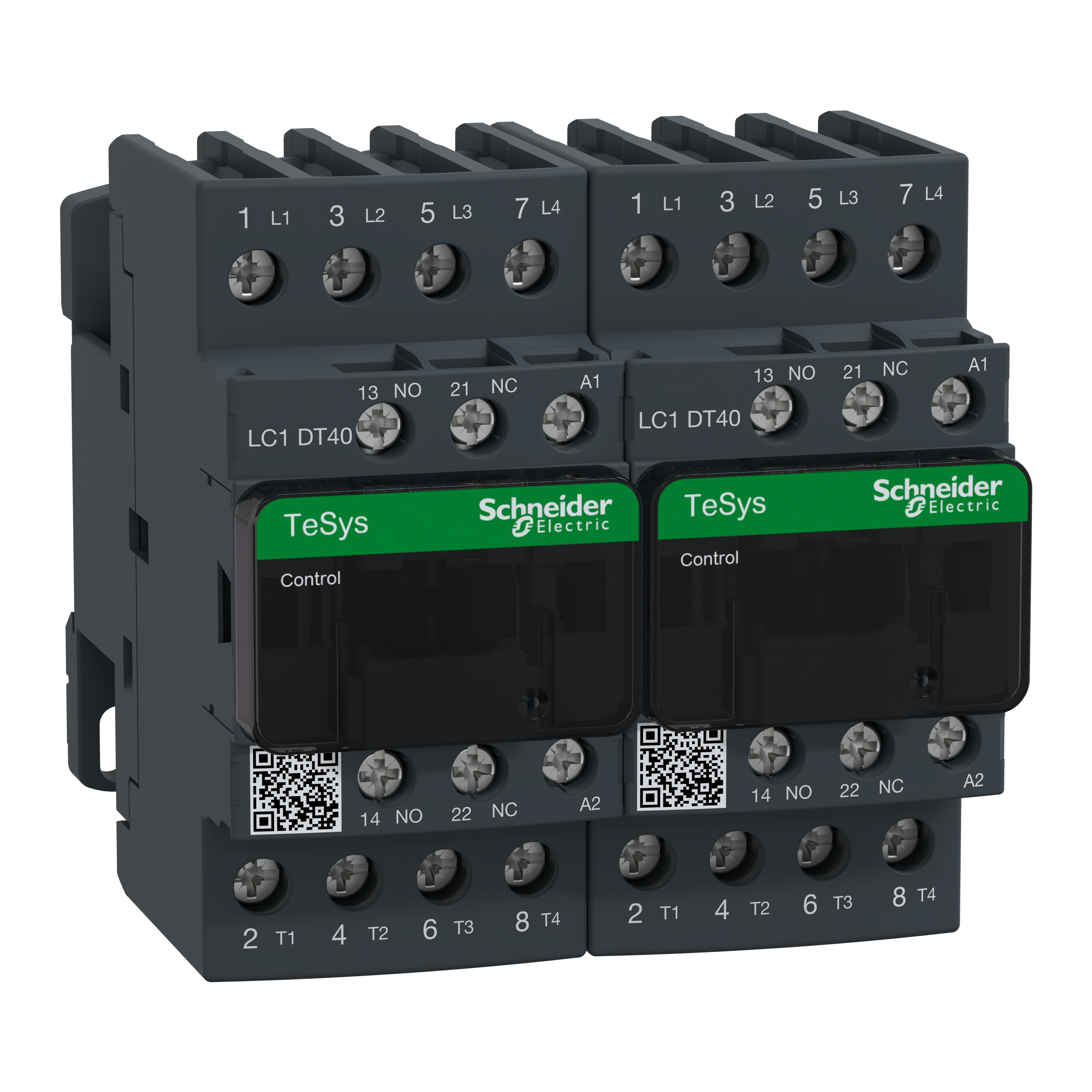 SCHNEIDER ELECTRIC - Teleinvertitore TeSys LC2D - 4 poli - AC1 440V 40 A - 220 V CA
