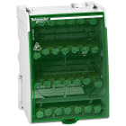 SCHNEIDER ELECTRIC - Morsettiera tatrapolare - 100 A - 28 fori (4 x 7)