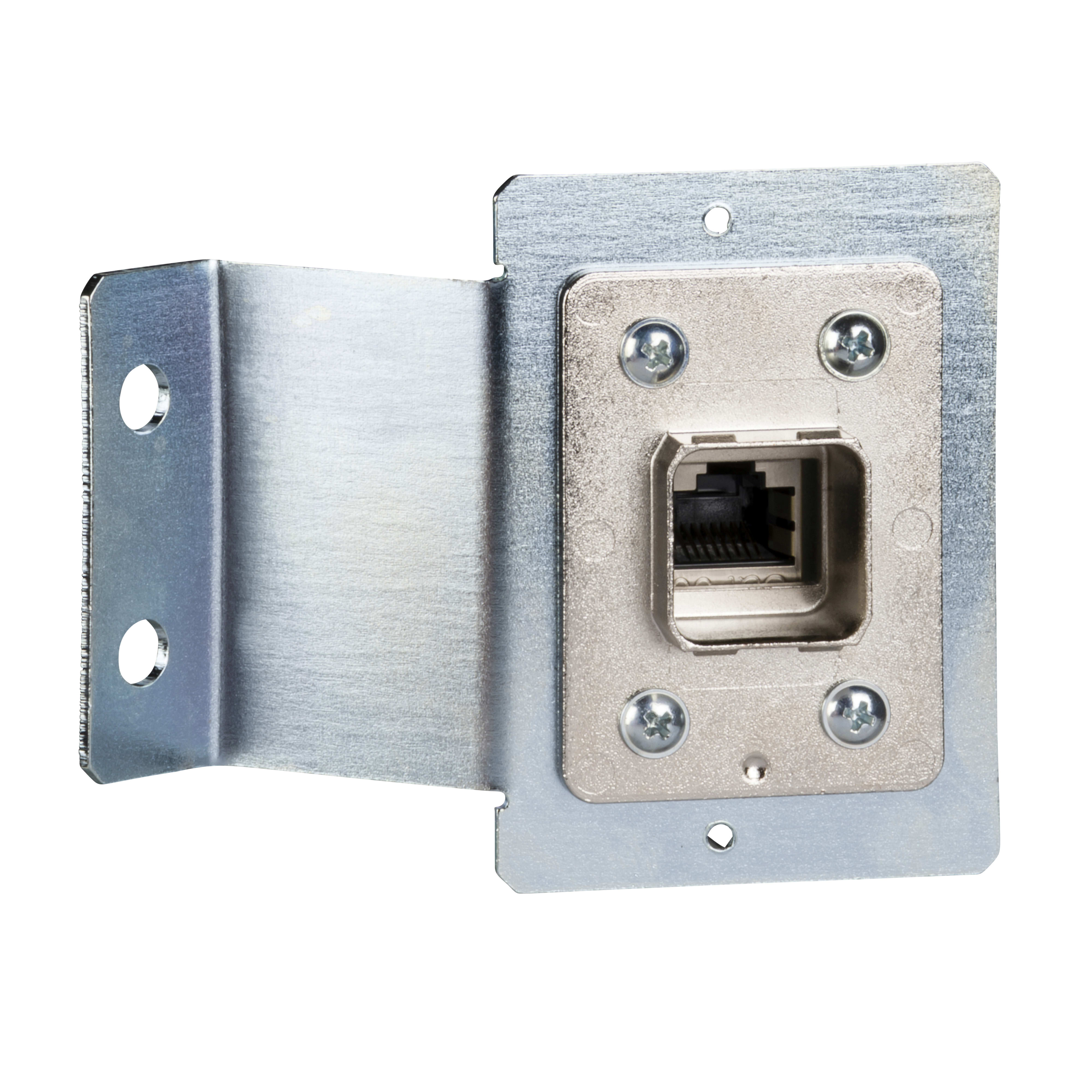 SCHNEIDER ELECTRIC - Piastrina supporto connettore Rj45 femmina