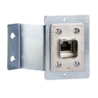 SCHNEIDER ELECTRIC - Piastrina supporto connettore Rj45 femmina
