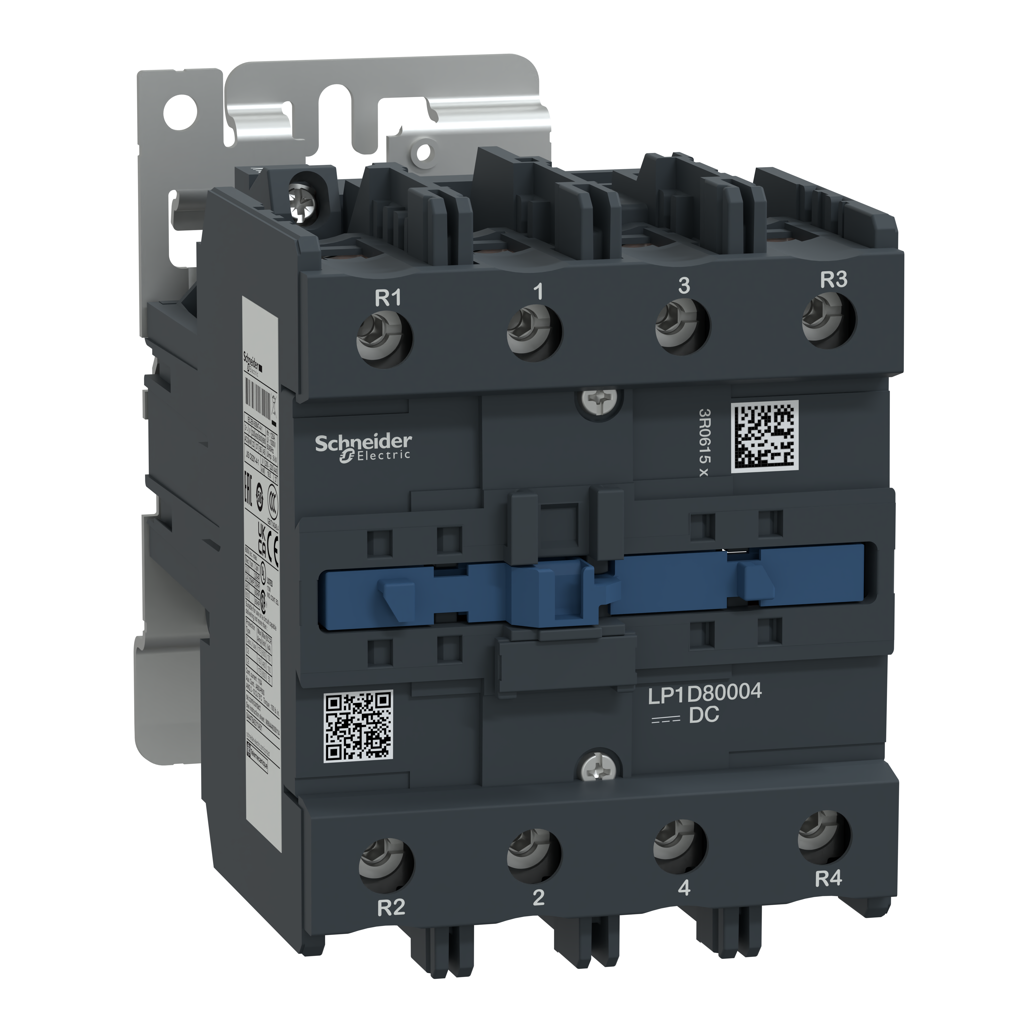 SCHNEIDER ELECTRIC - Contattore - TeSys LP1D - 4 poli - CA-1 440V 125 A - 24 V CC