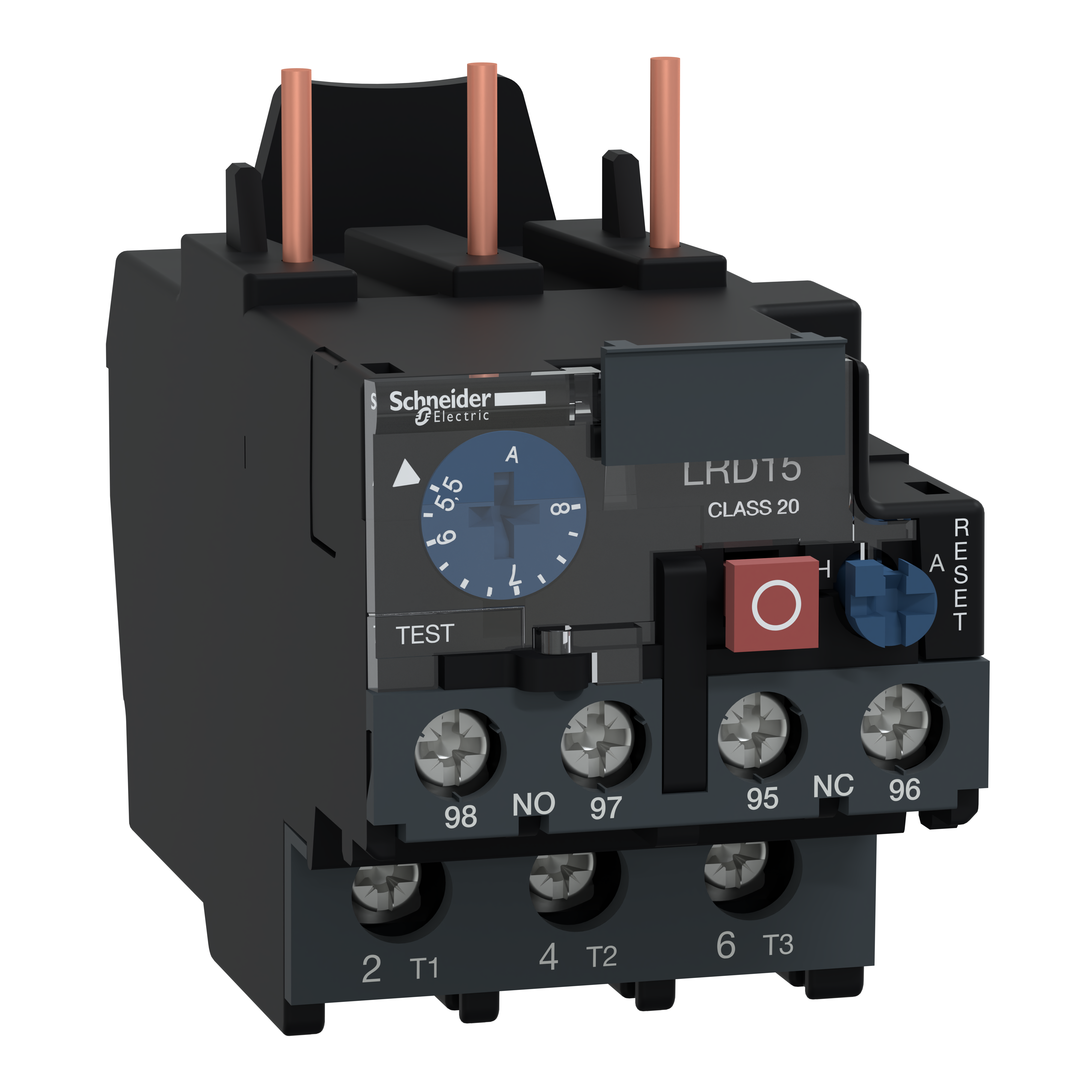 SCHNEIDER ELECTRIC - Relè sovraccarico termico per motore TeSys - 5.5...8 A - Classe 20A