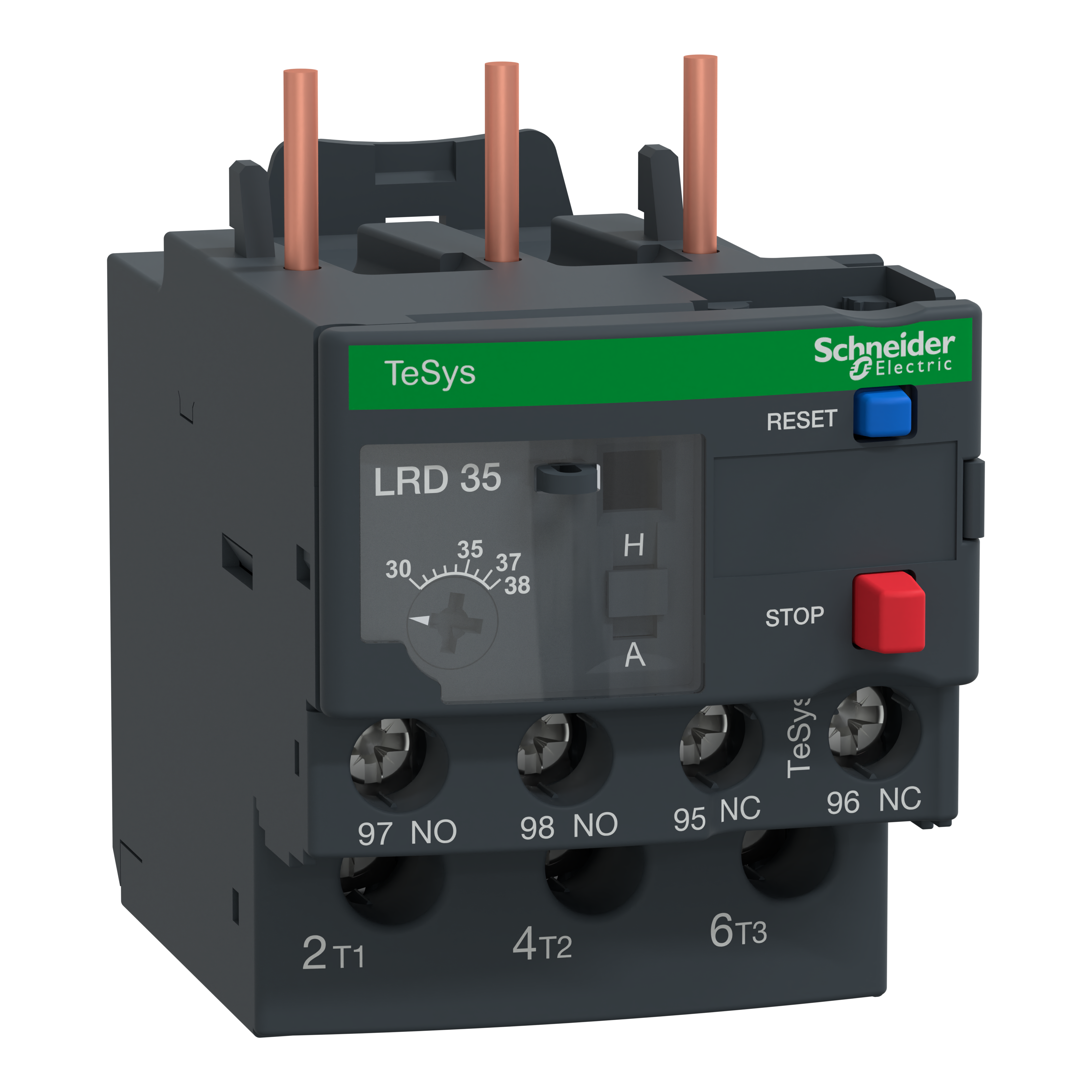SCHNEIDER ELECTRIC - Relè sovraccarico termico per motore TeSys - 30...38 A - Classe 10A